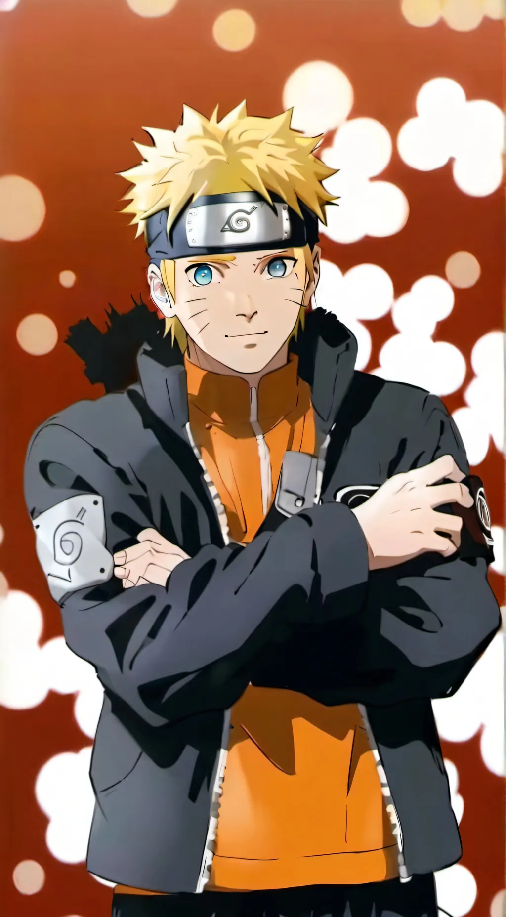 ai character: Uno with Naruto background