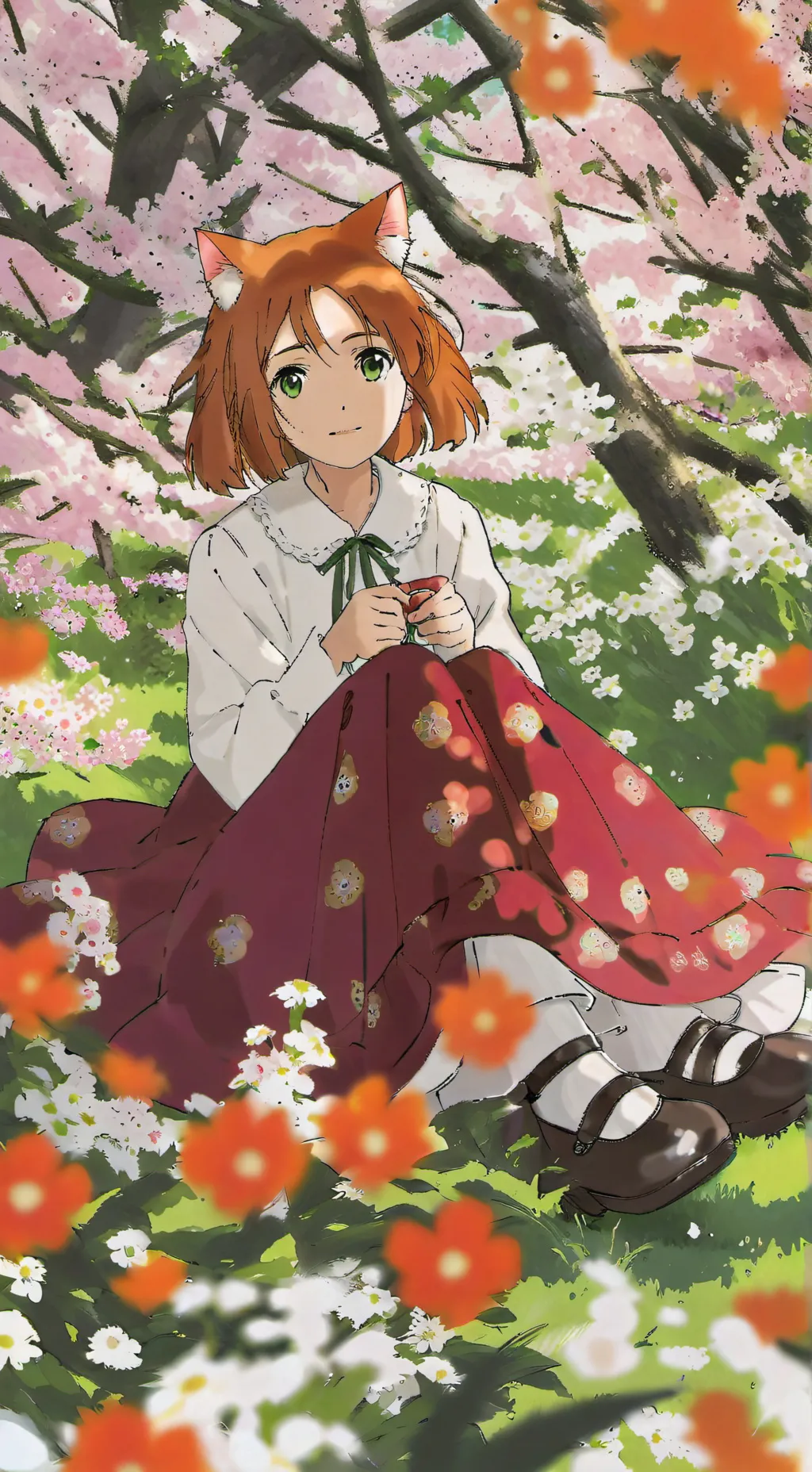 ai character: Amy ￼ background