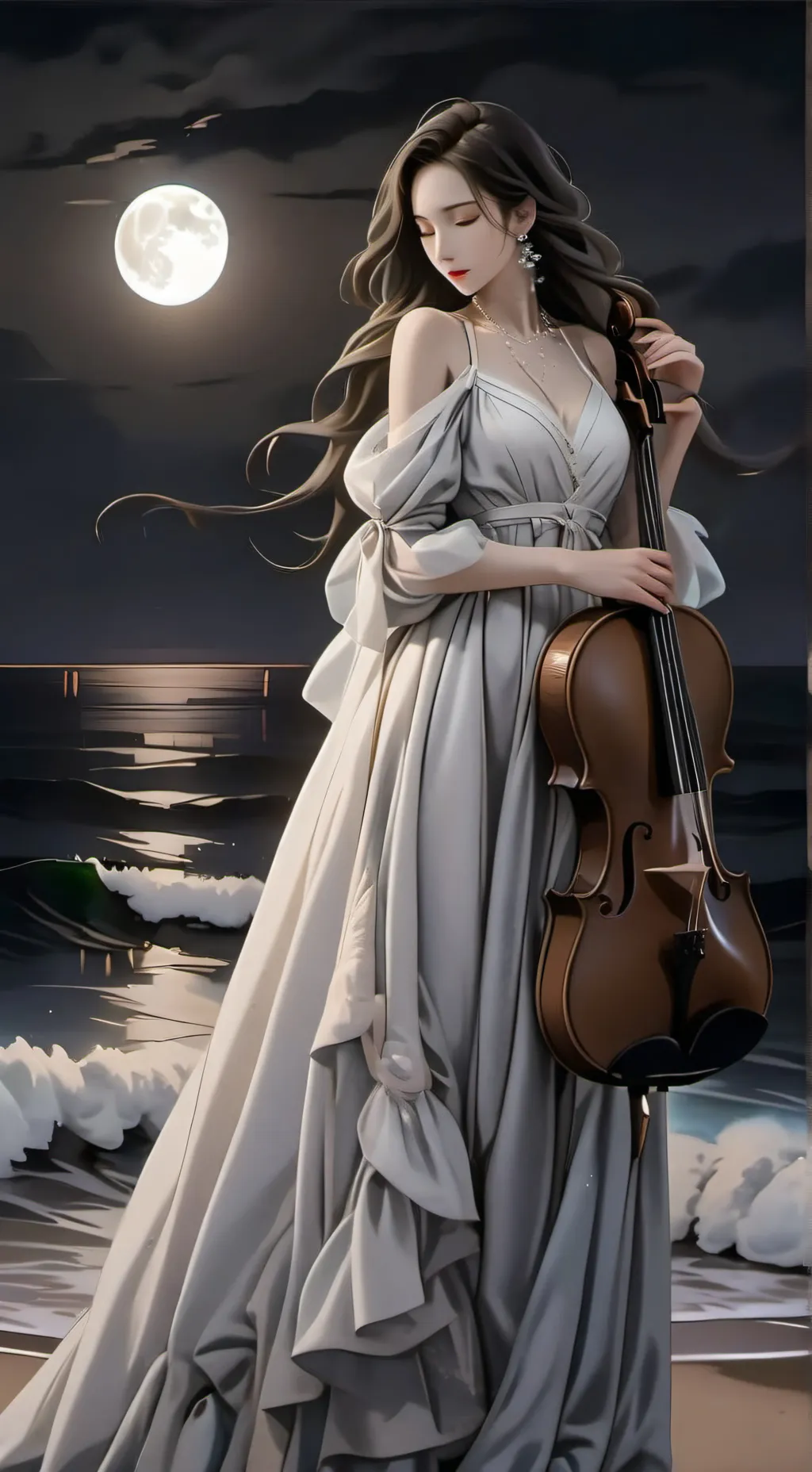 ai character: MHA Violine:) background