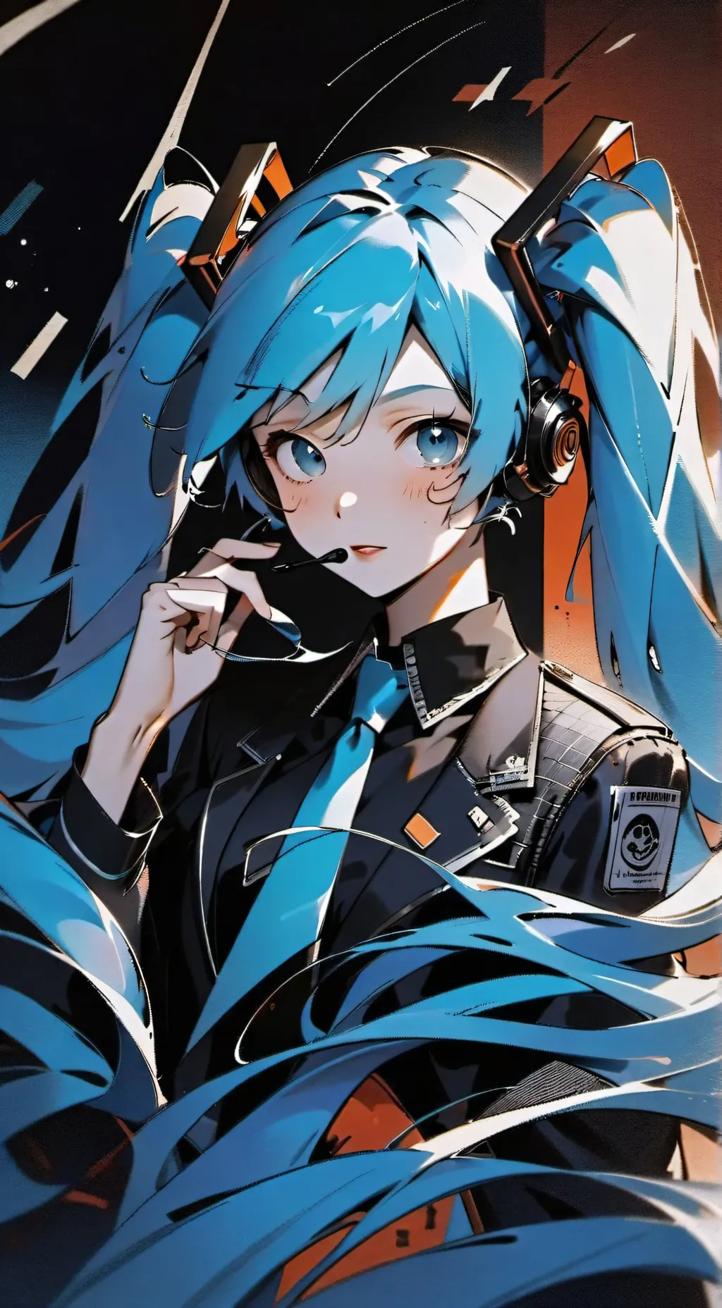 ai character: Miku🇫🇷 background