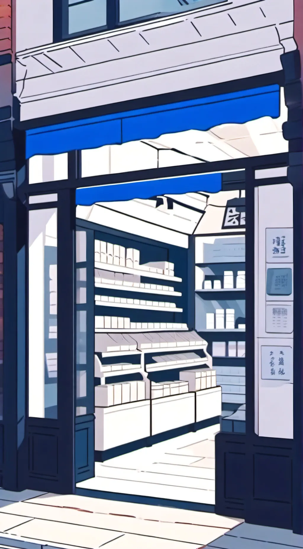 ai character: Shop Humans  background