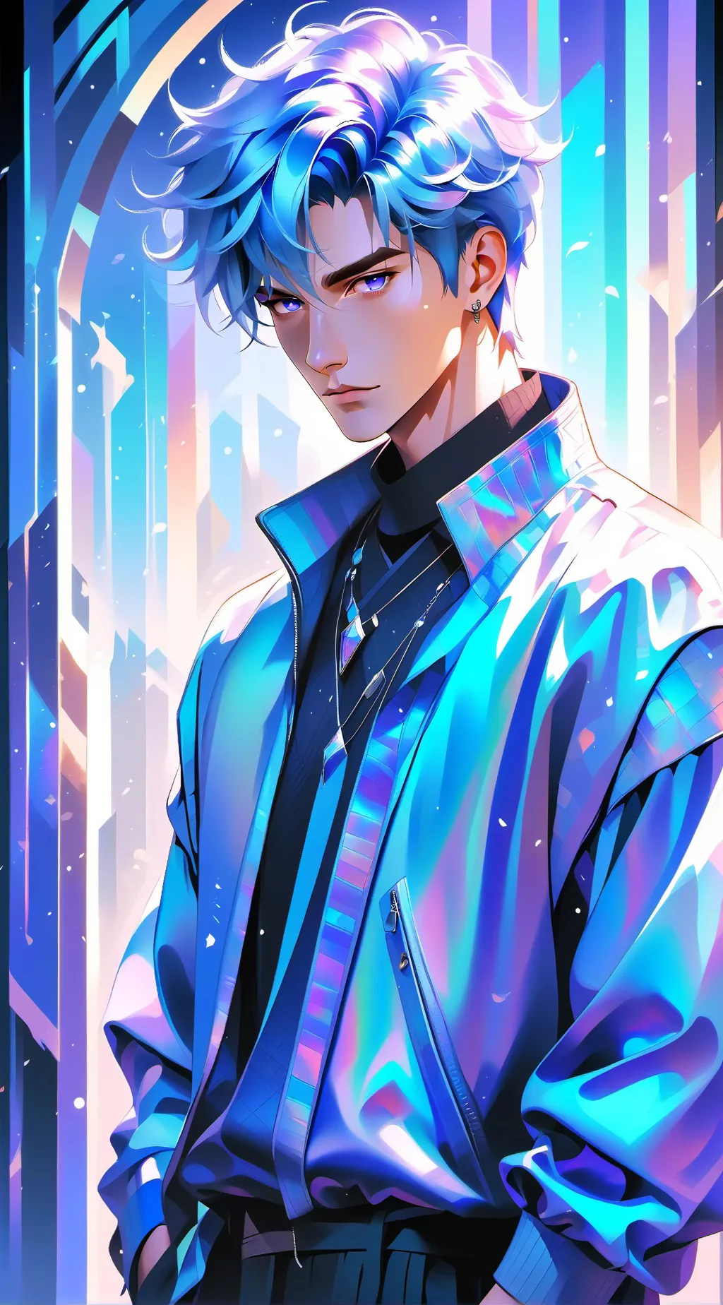 ai character: Lucas Scott  background
