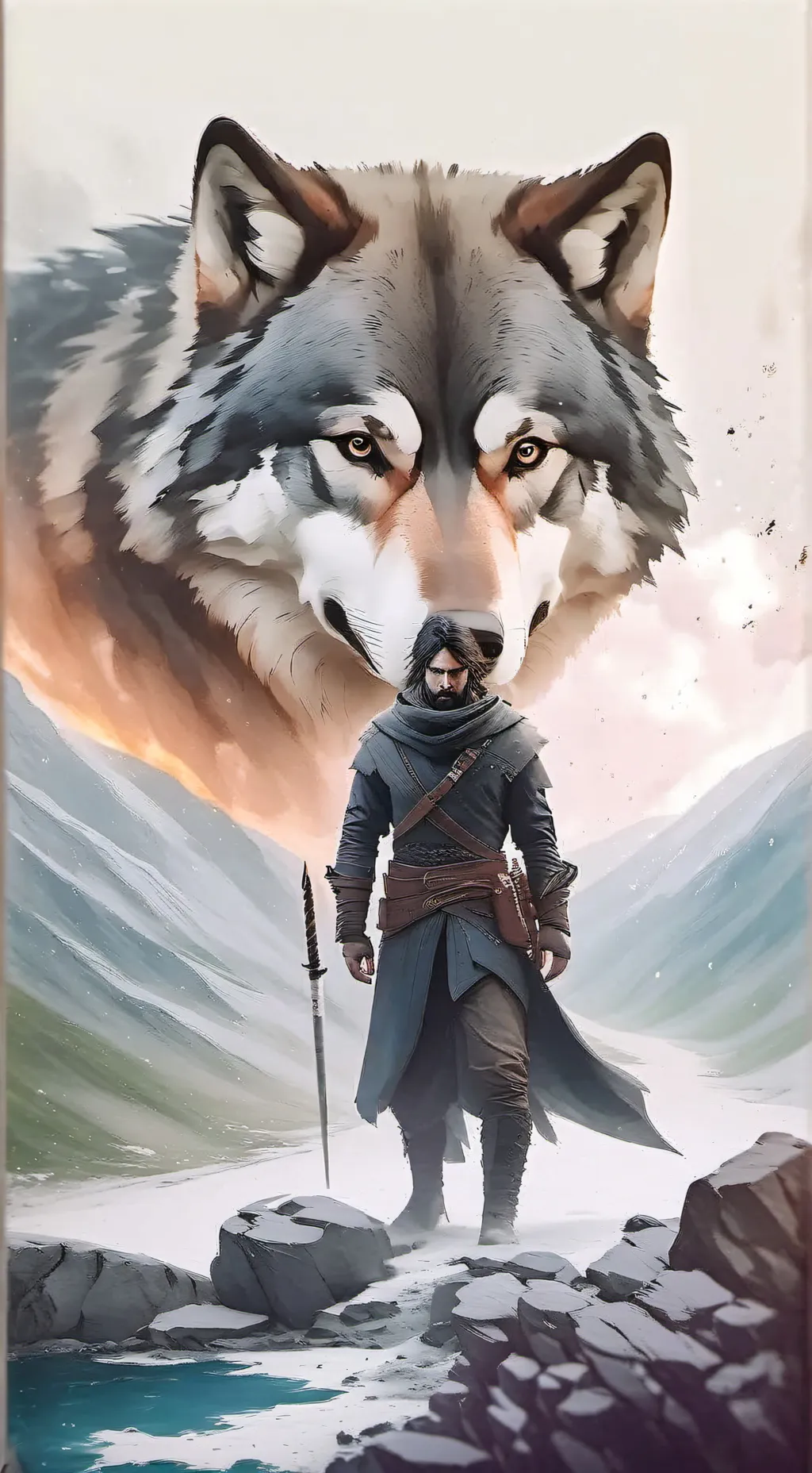 ai character: BoltTheWolfYT background