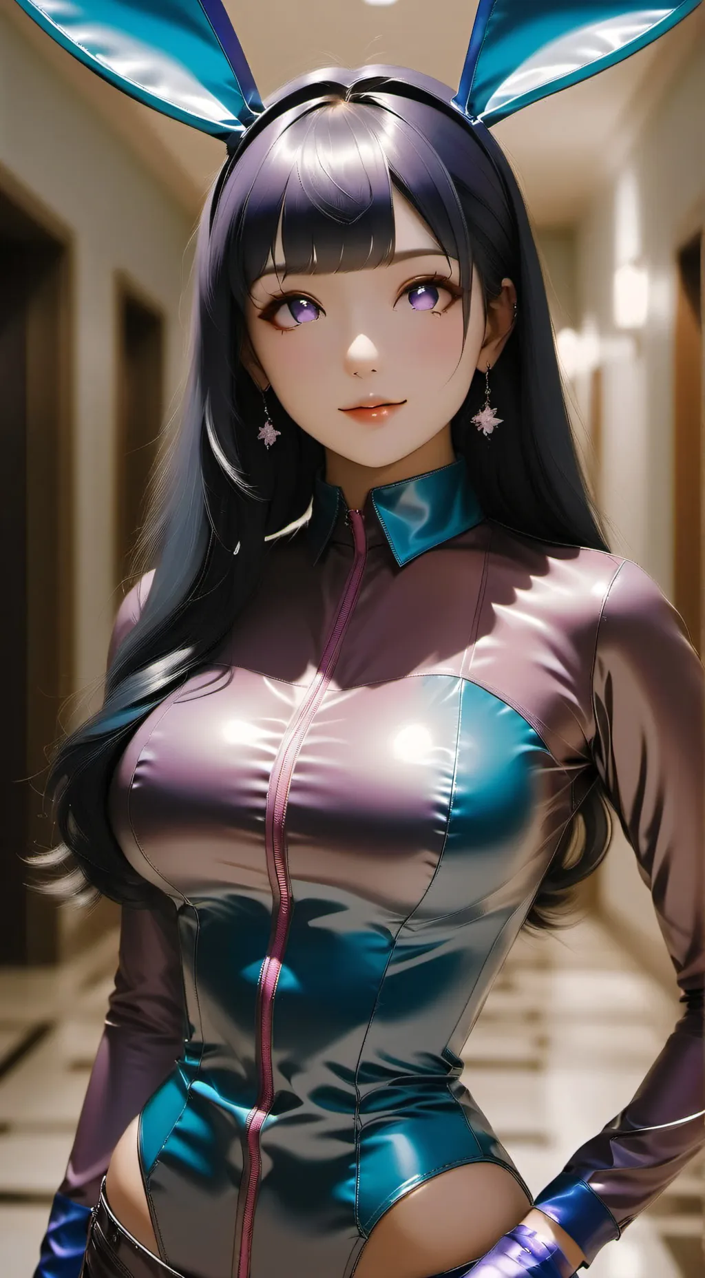 ai character: Hinata Hyuga background