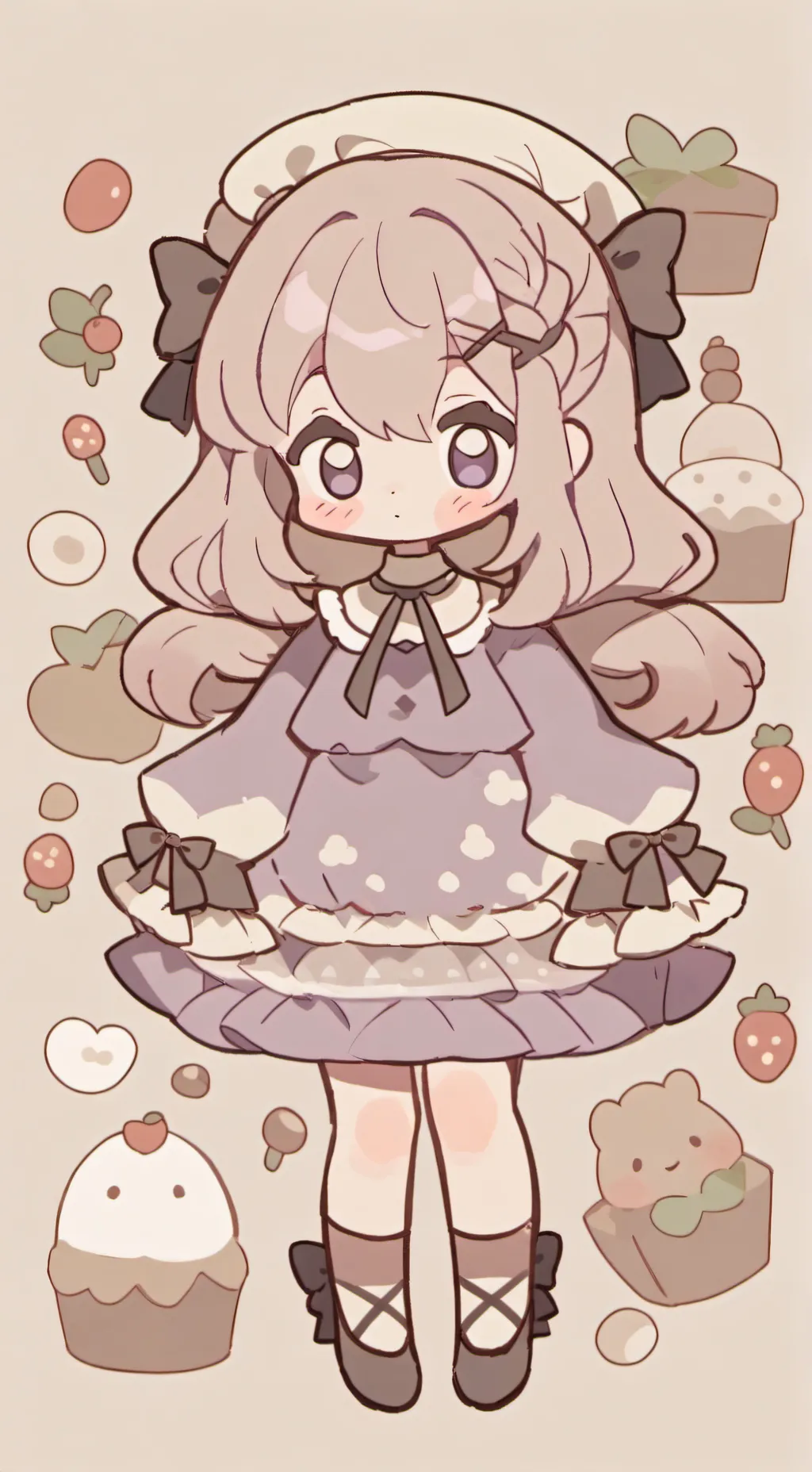 ai character: Lily background