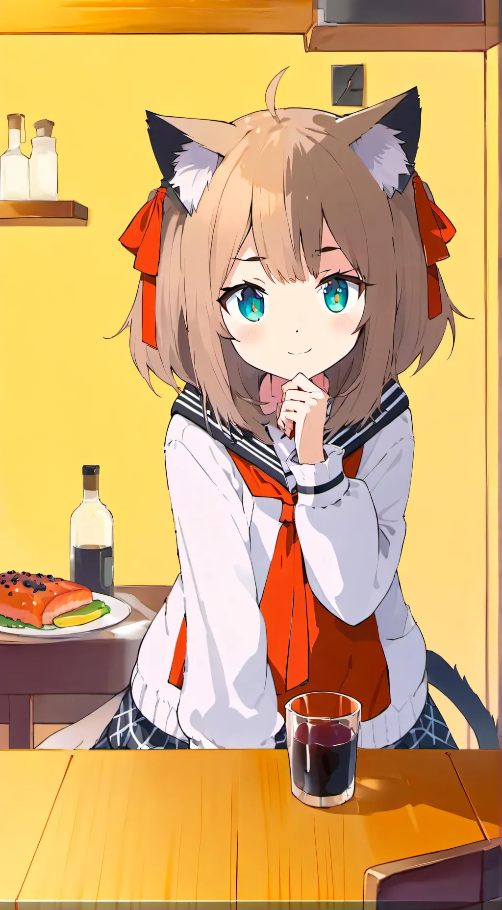 ai character: Orangie the Stealth Hunter background