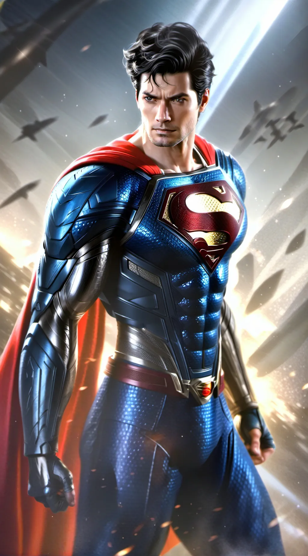 ai character: Superman background