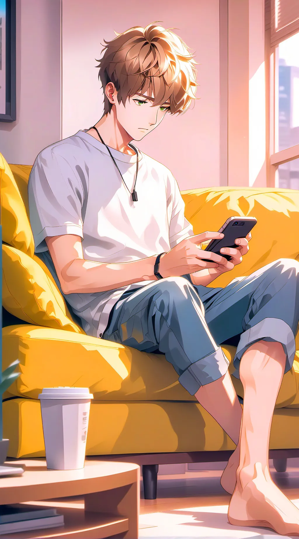ai character: Lawrence  background