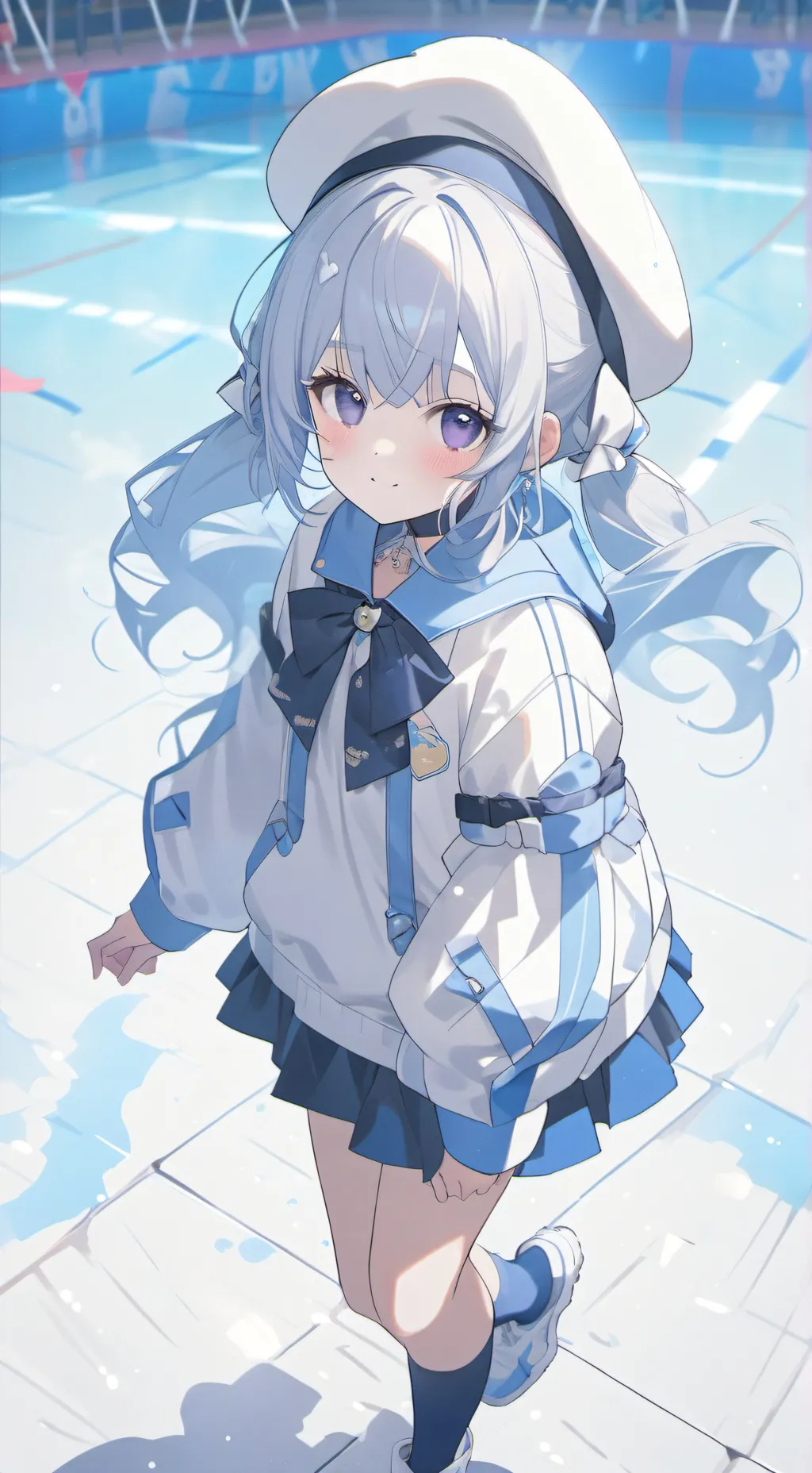 ai character: Léana  background