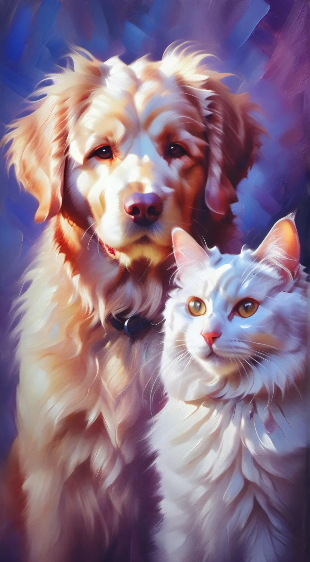 ai character: Smiling critters background