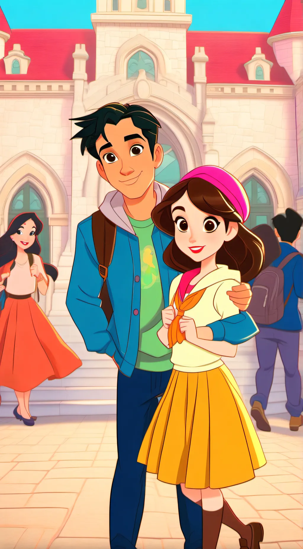 ai character: Power school  background