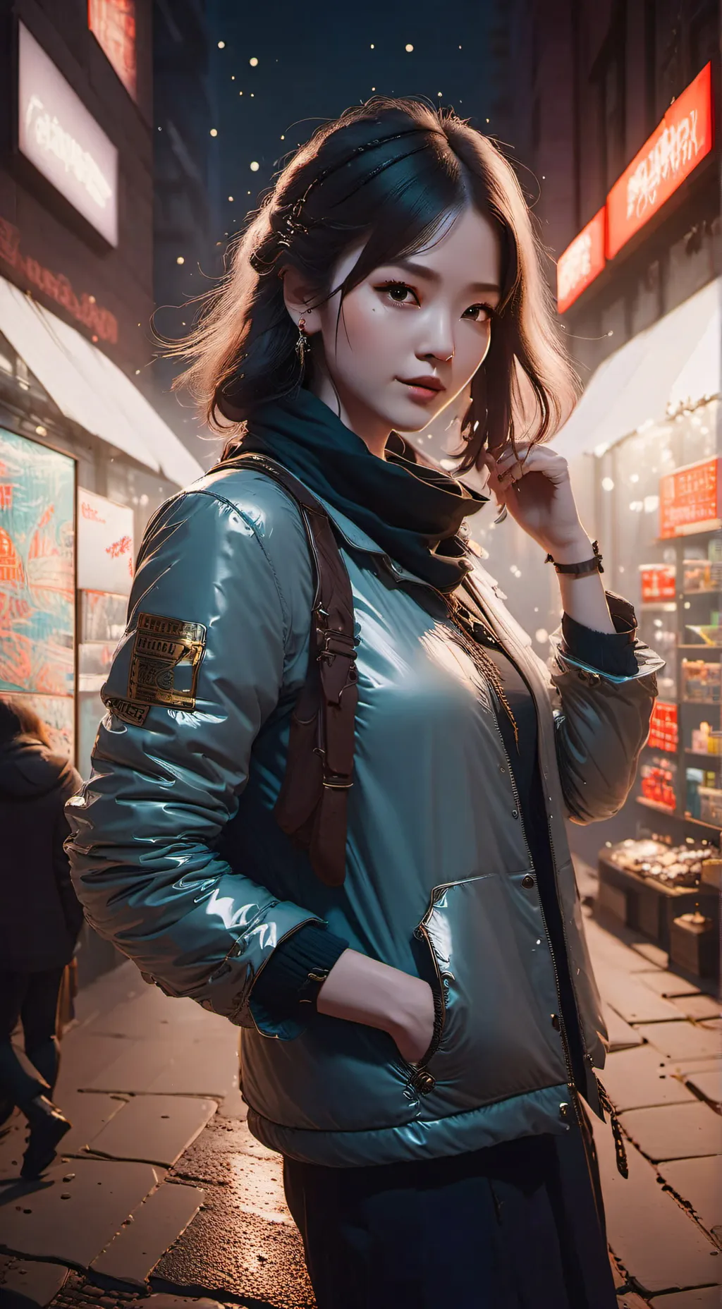 ai character: Luna background