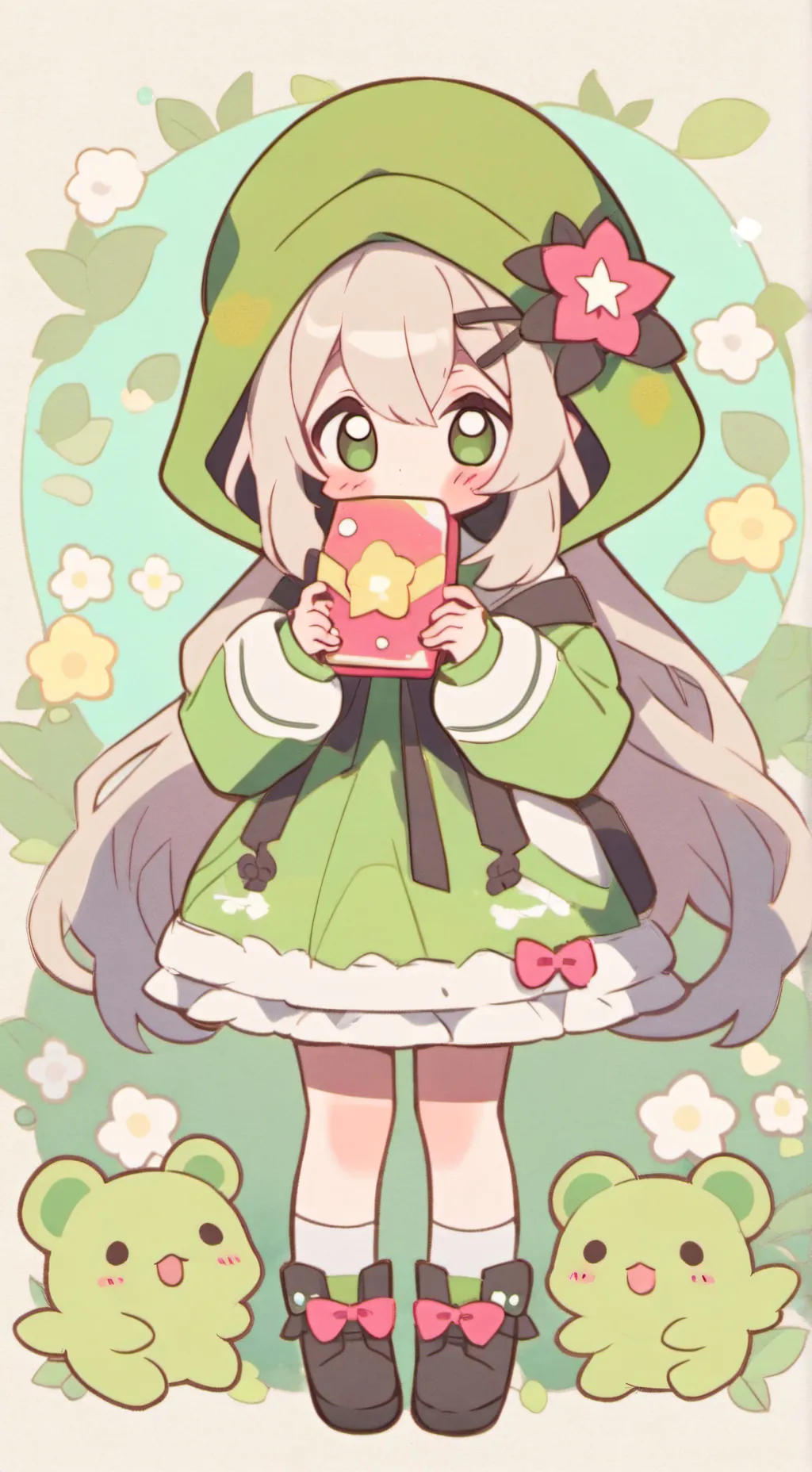 ai character: булочка background