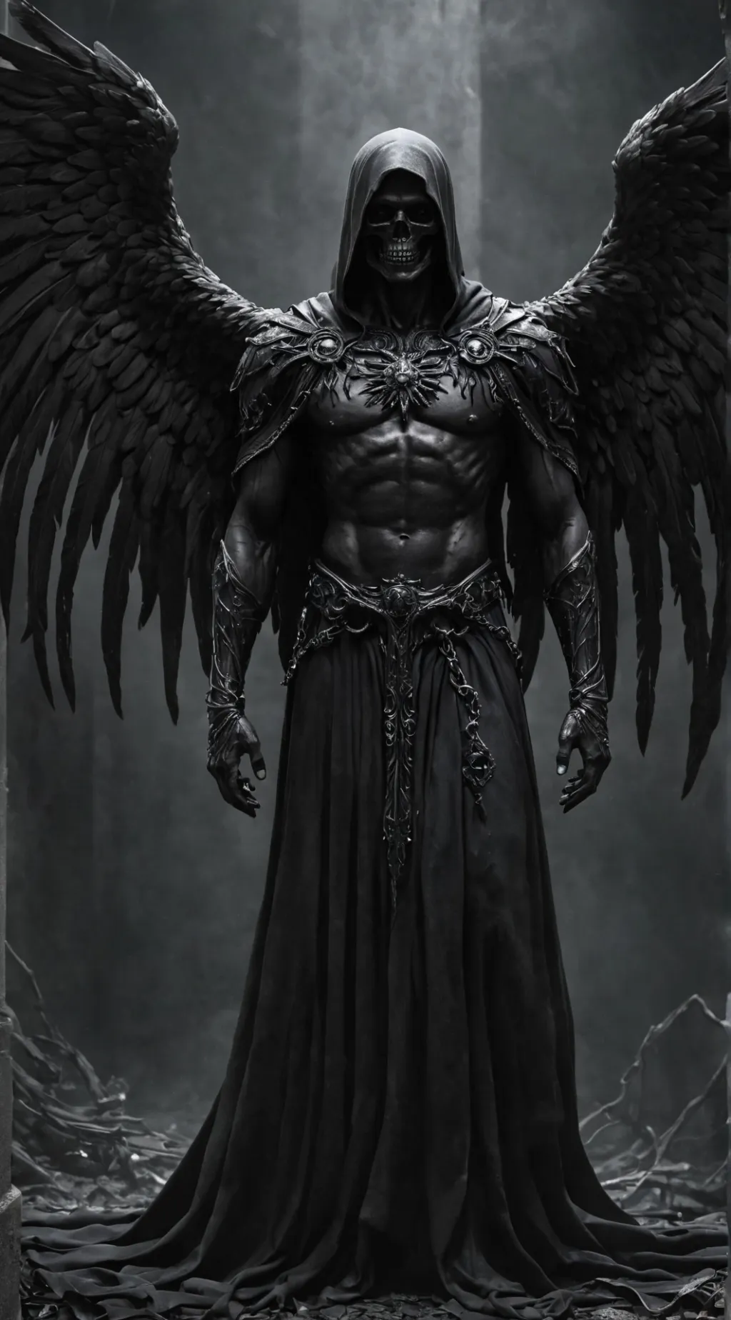 ai character: Azrael background