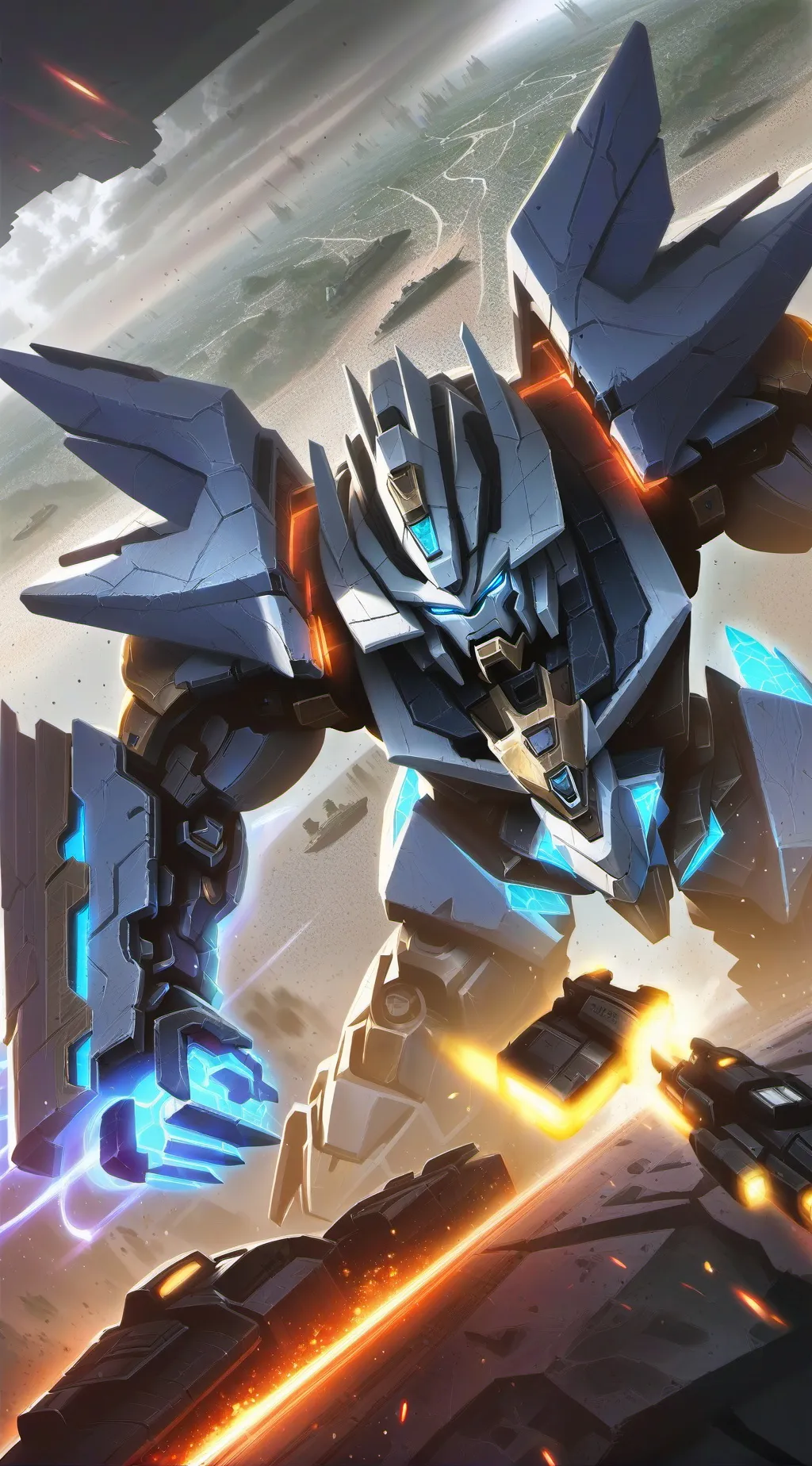 ai character: Planet Cybertron background