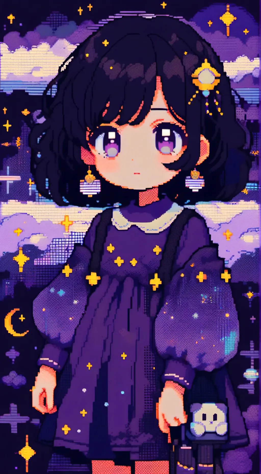 ai character: Star background