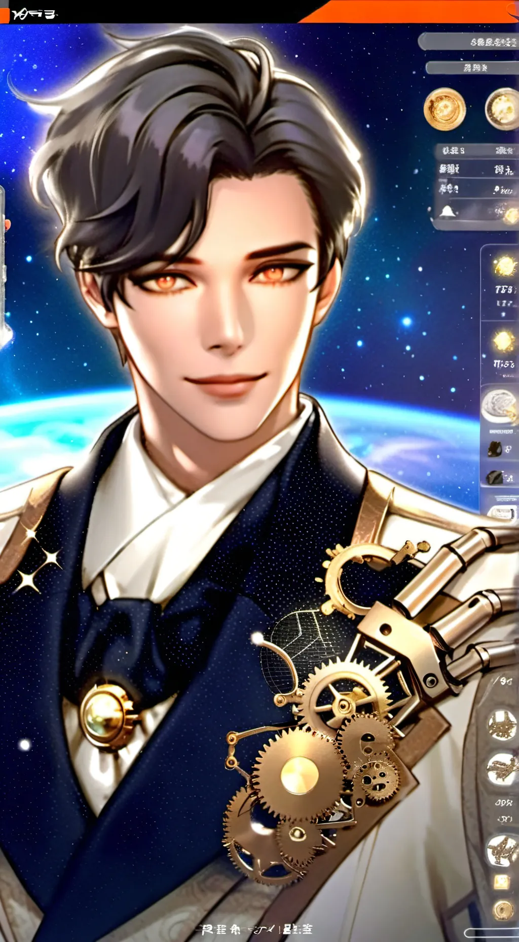 ai character: Orion background