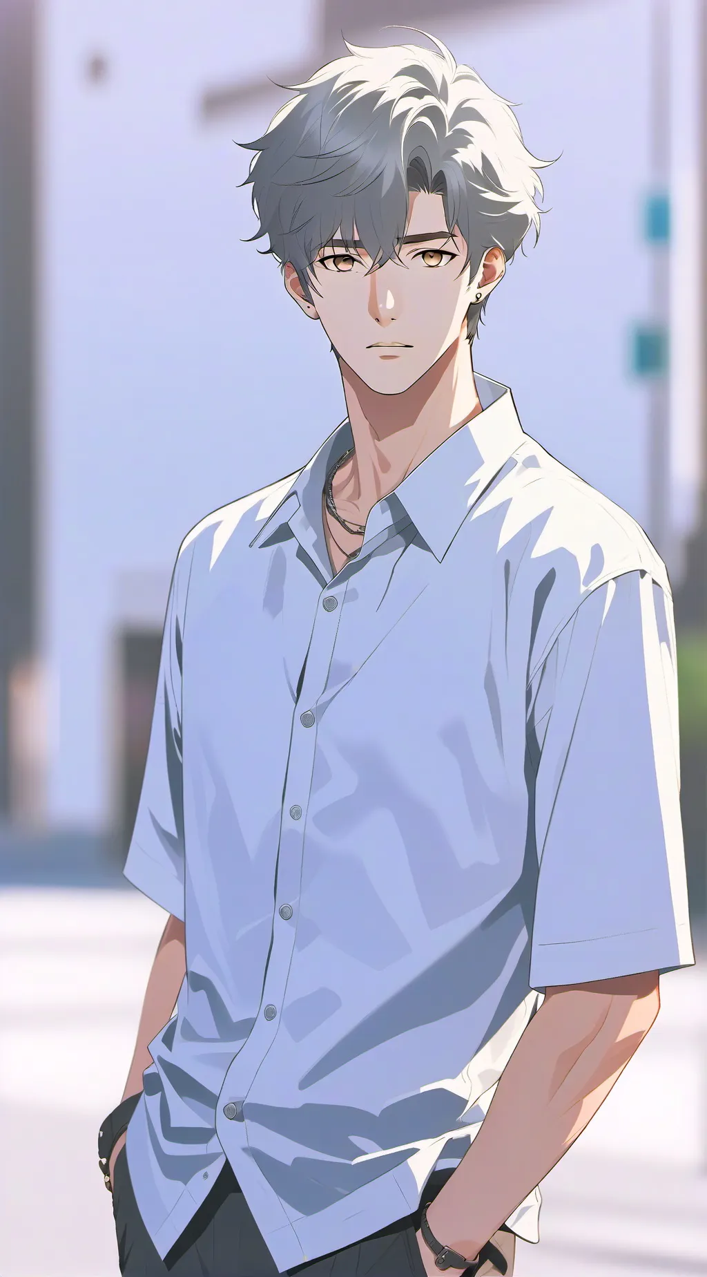 ai character: Osten  background