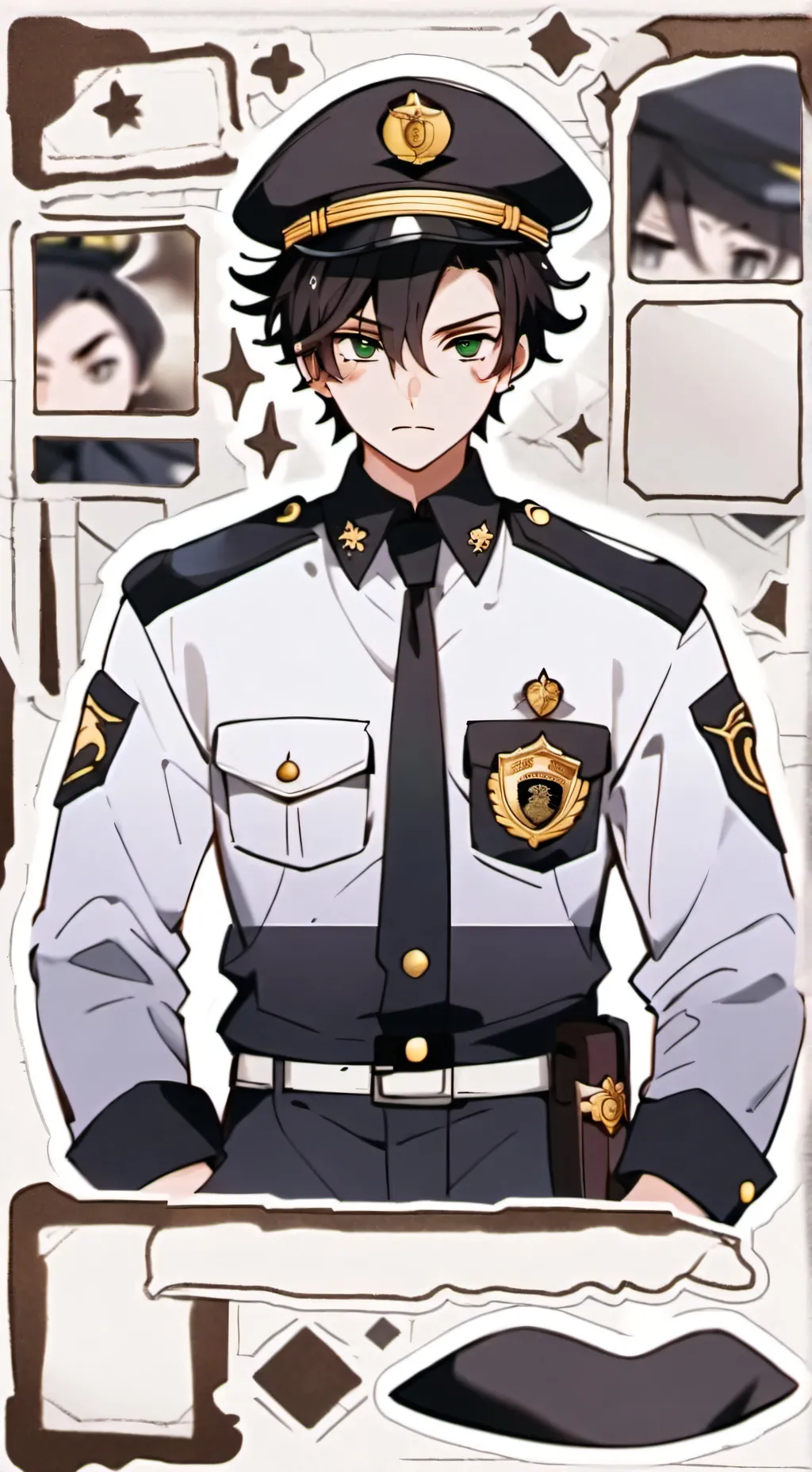 ai character: Axel Goldstein  background