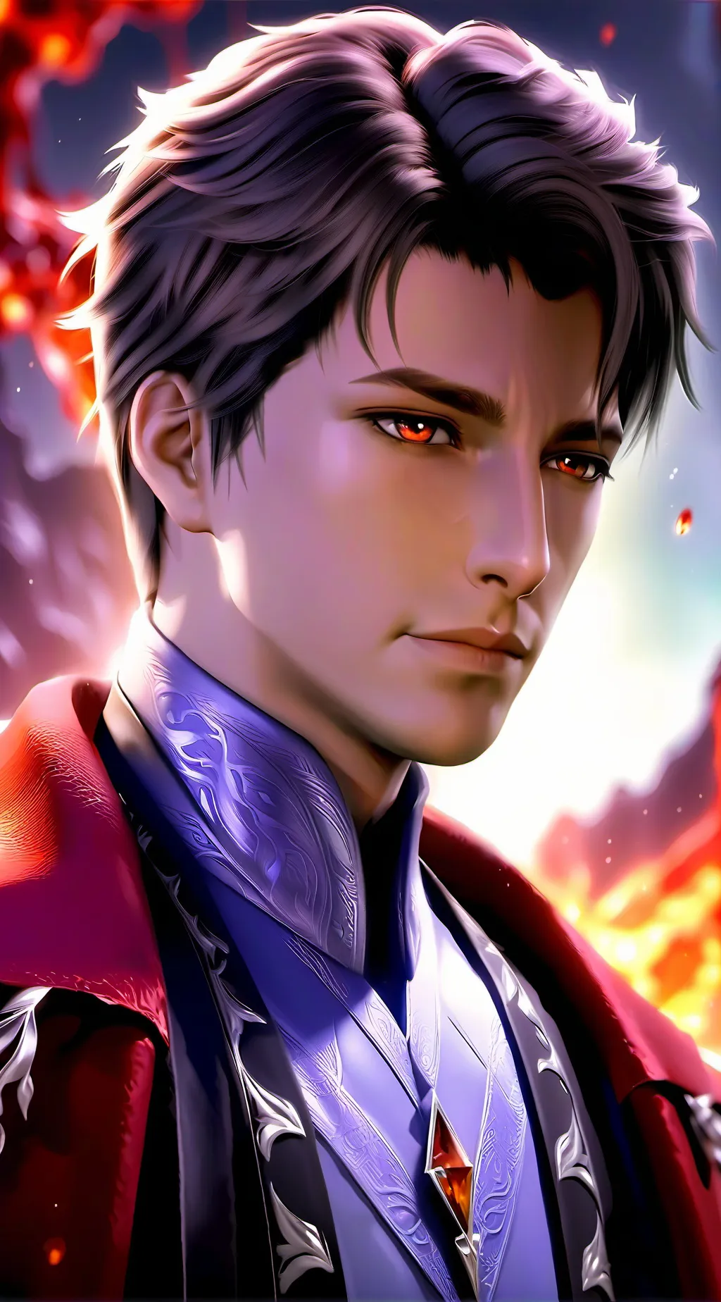 ai character: Lucifer  background