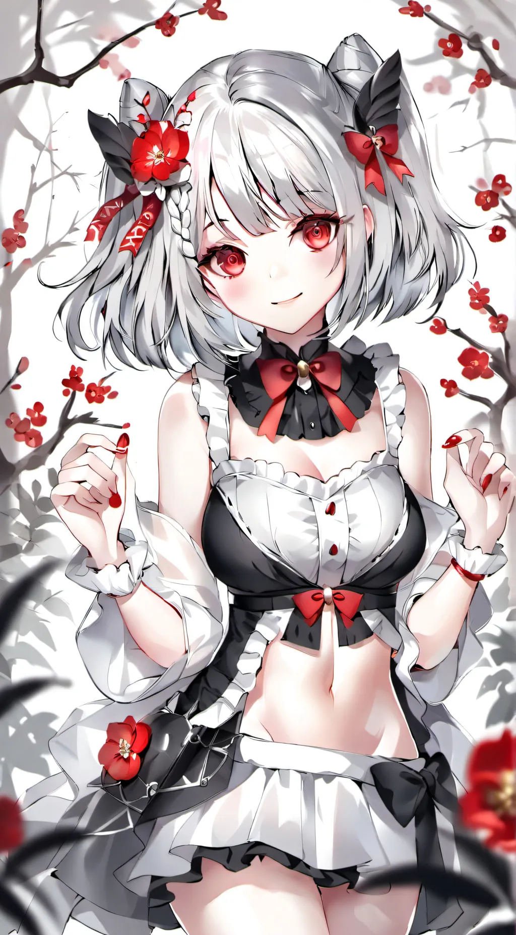 ai character: Emma *bikini* background