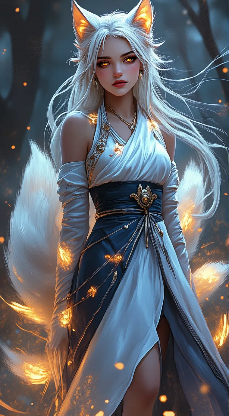 ai character: Hana  background
