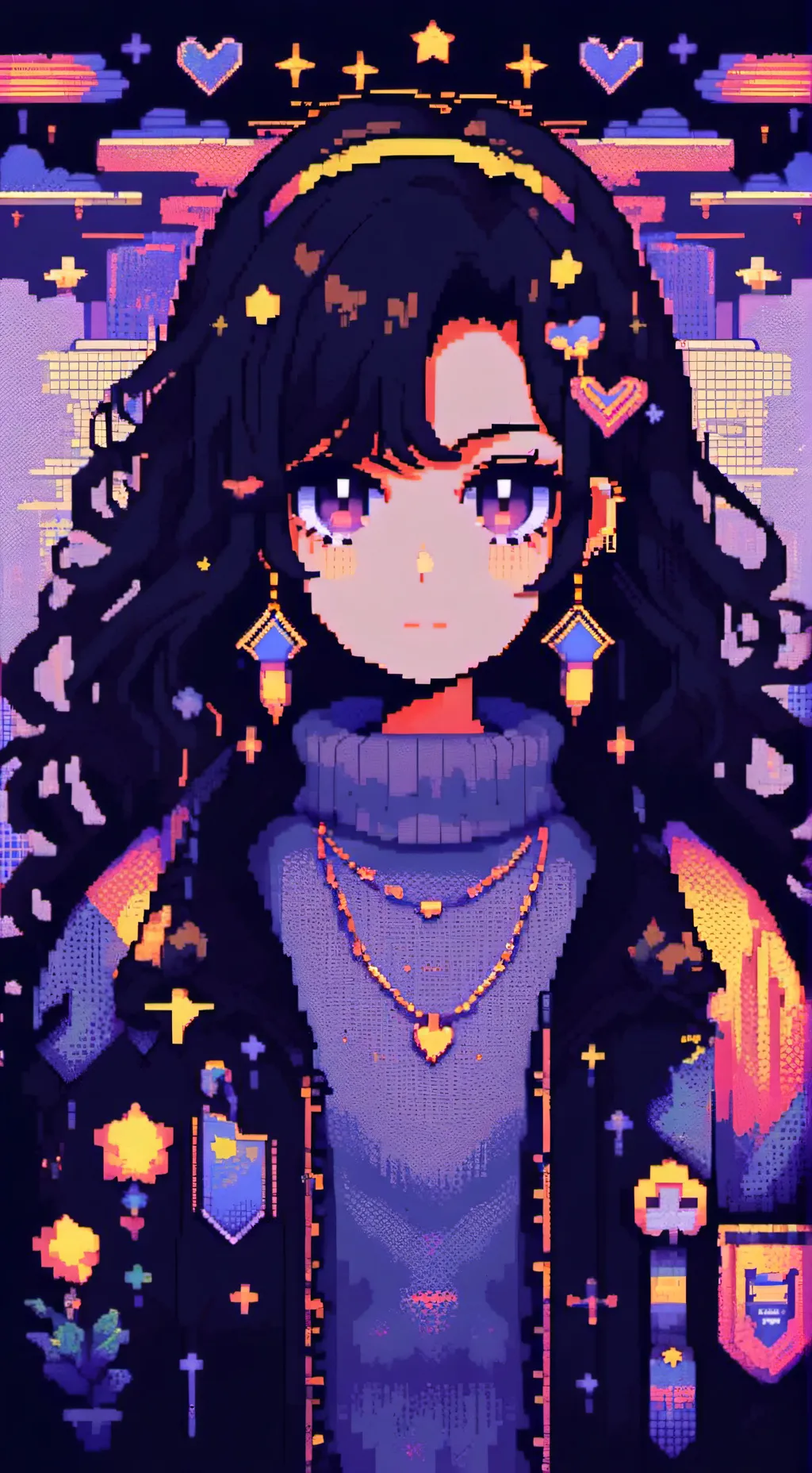 ai character: Felix and meangirl background