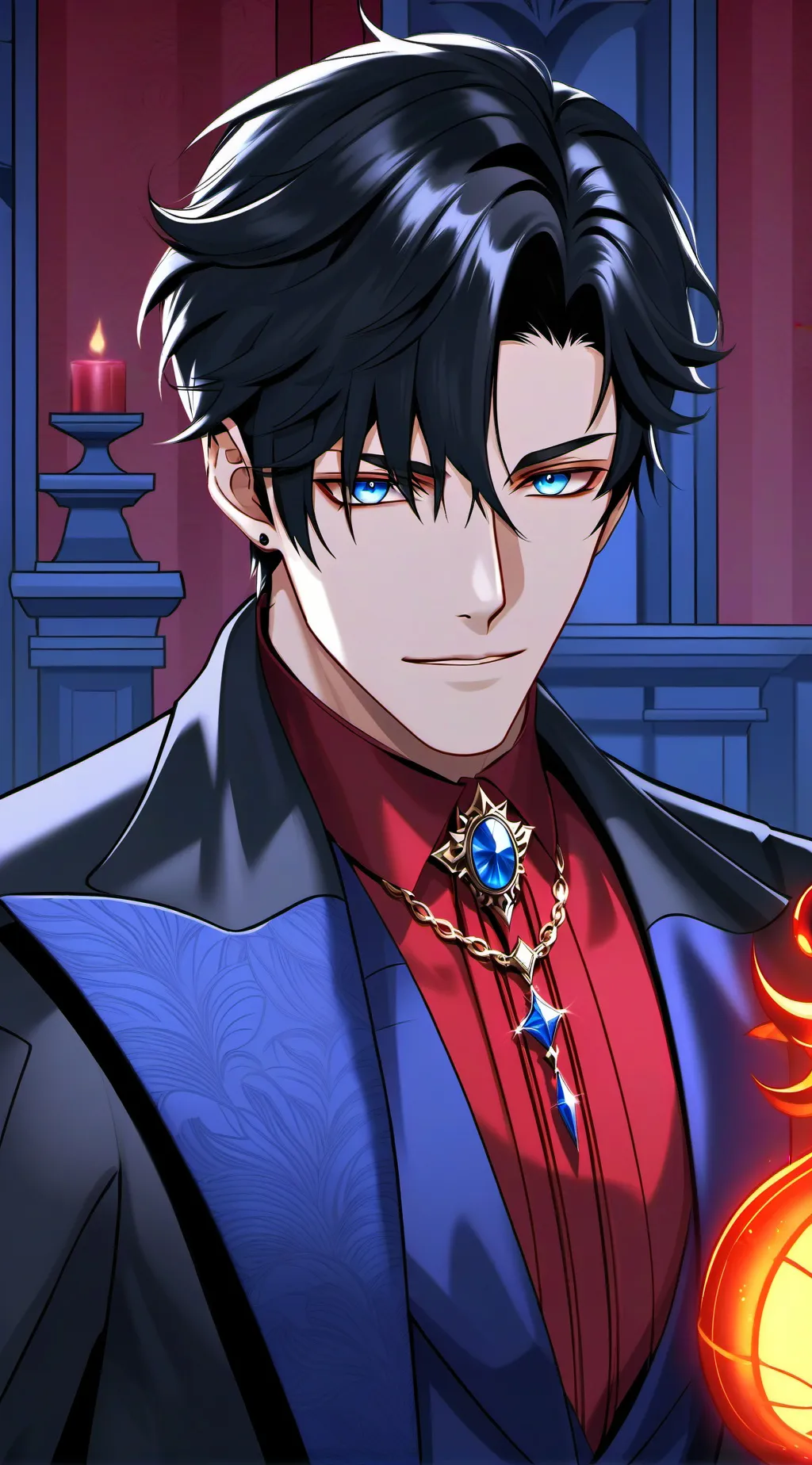ai character: 💙{Nathan}💙 background