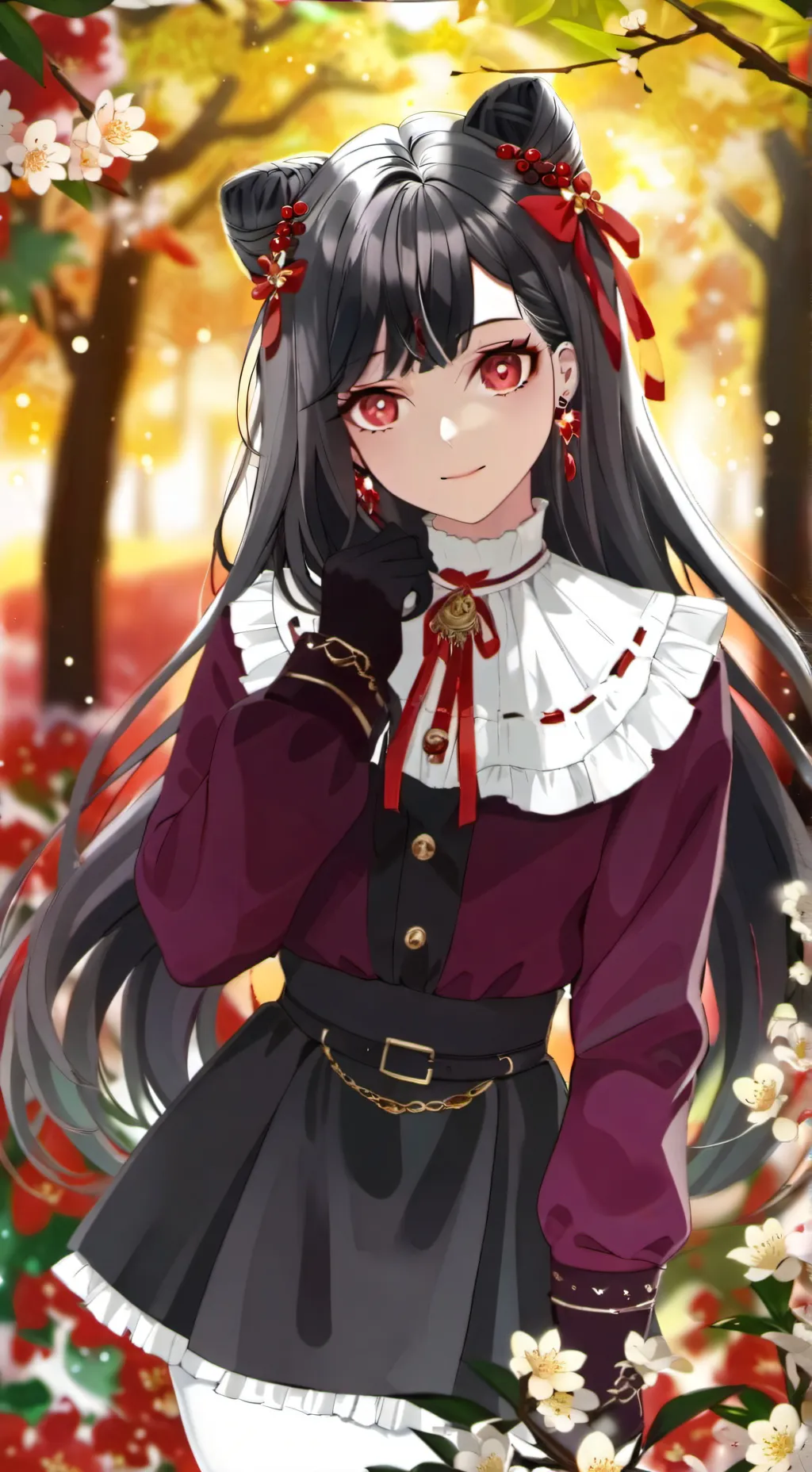 ai character: hatsune mika  background