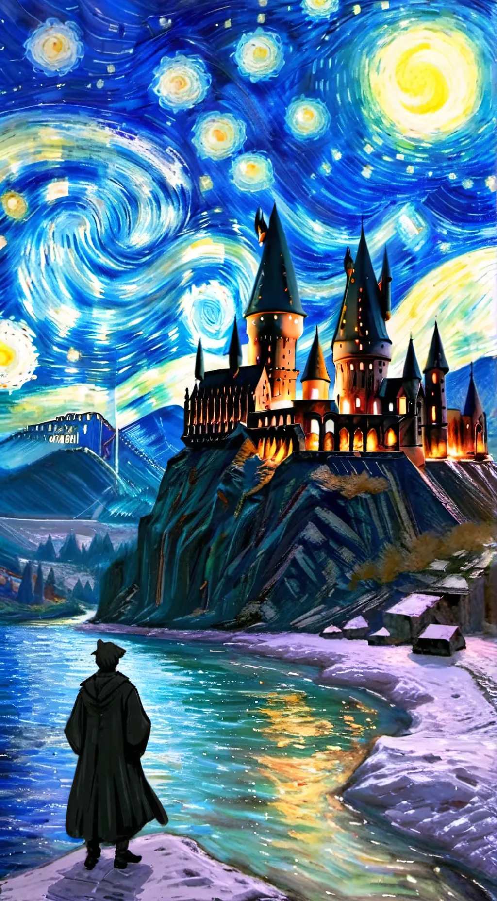 ai character: hogwarts  background