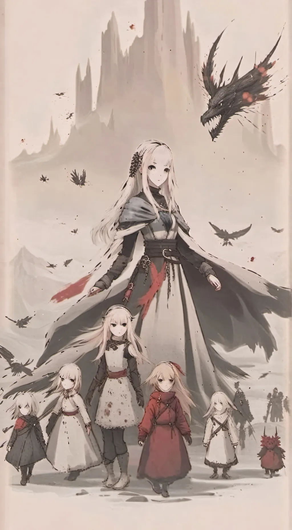 ai character: Drakengard world background