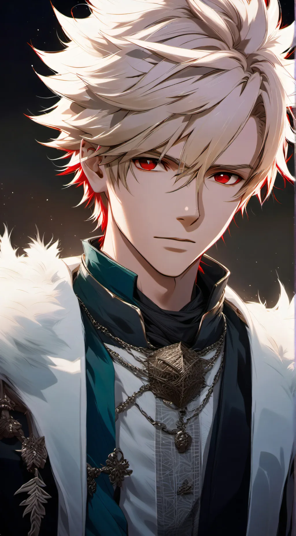 ai character: BakuDeku wolf  background