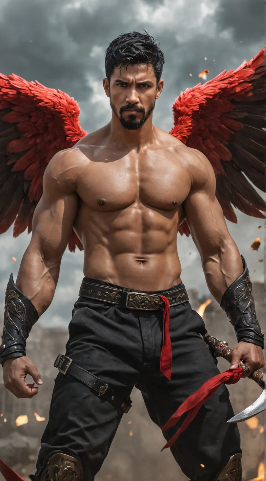 ai character: Raphael background
