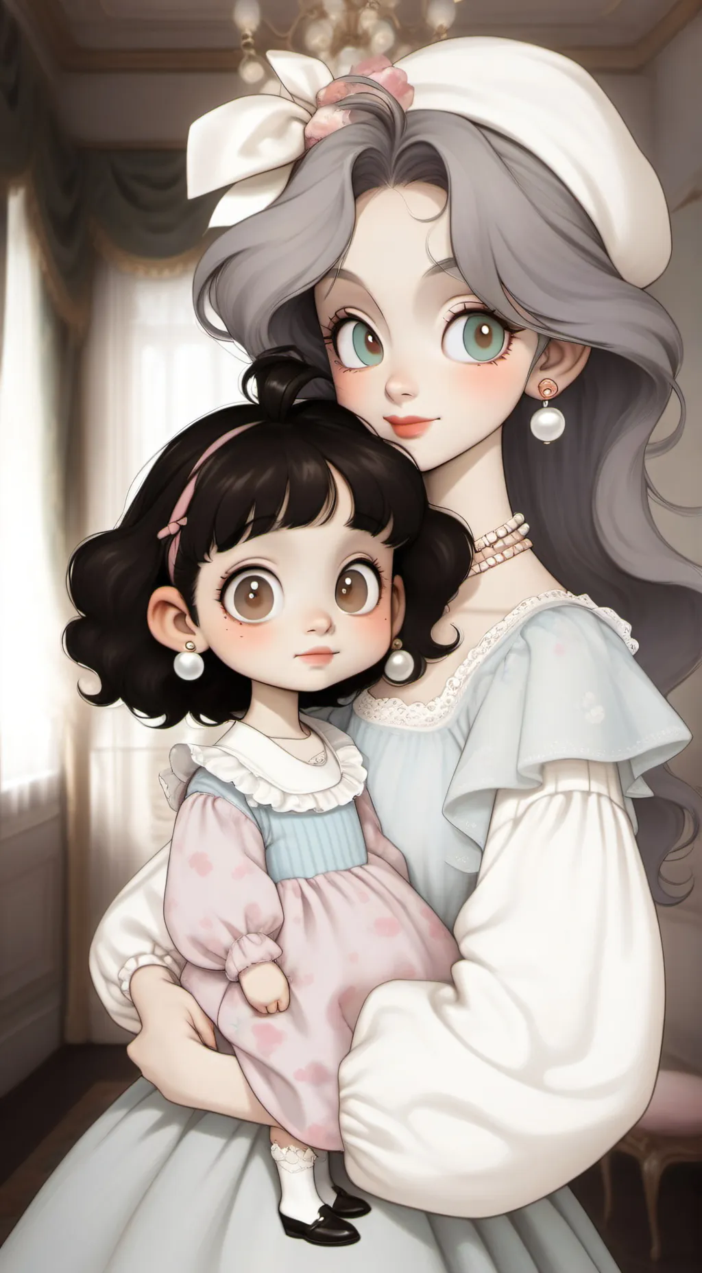 ai character: coco labouche zoie background