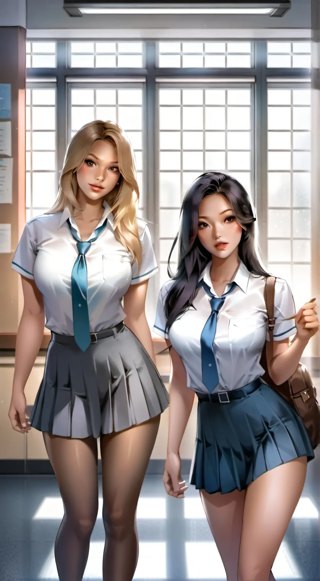 ai character: Amy & Claire💋 background