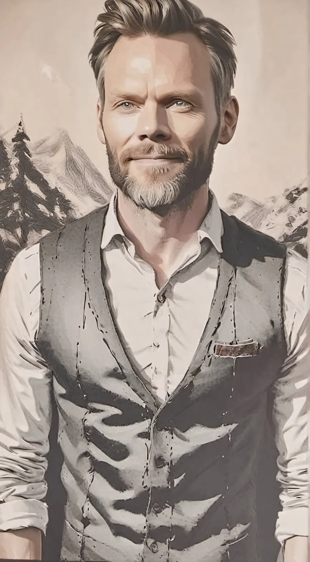 ai character: Joel McHale background