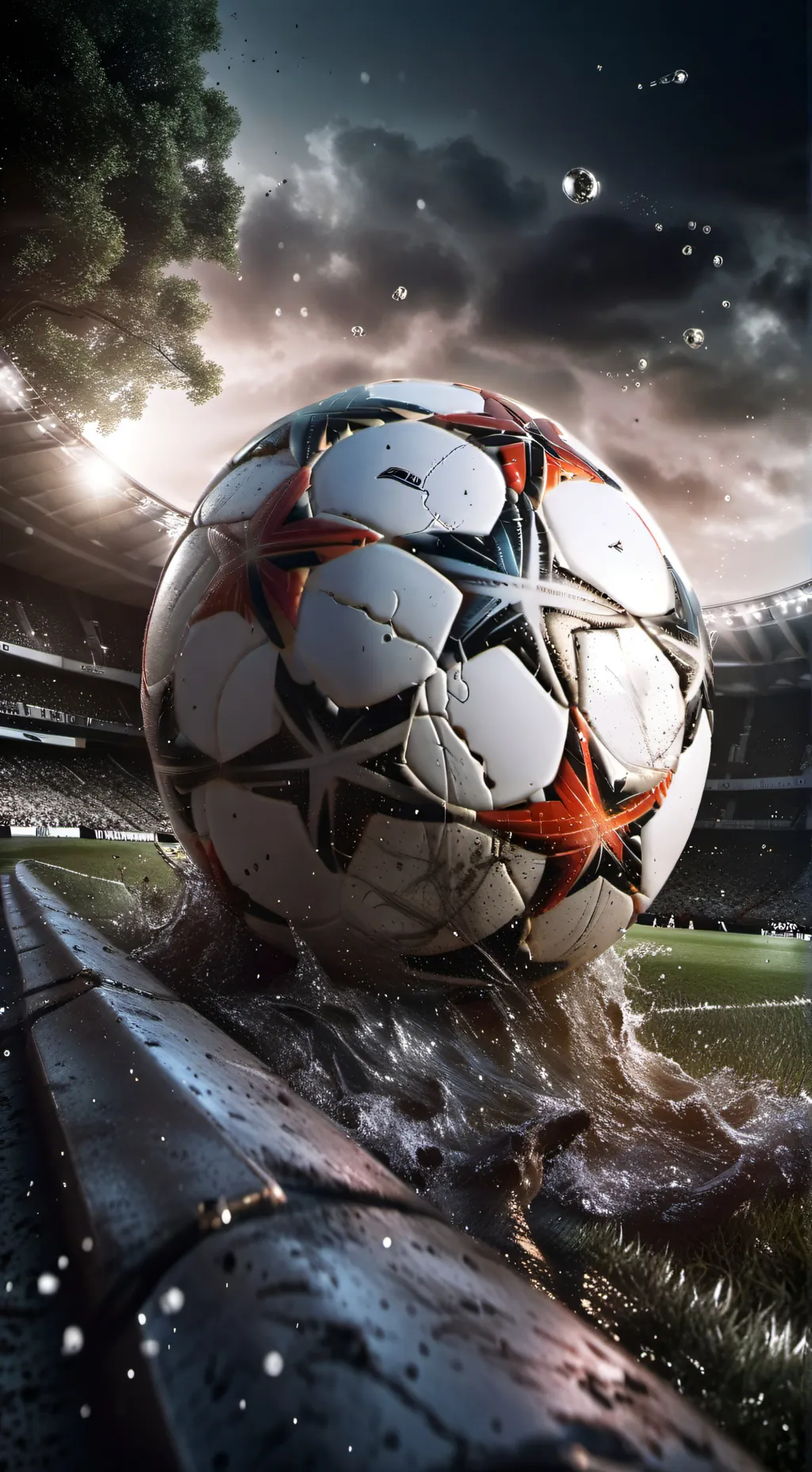 ai character: dw Fútbol background