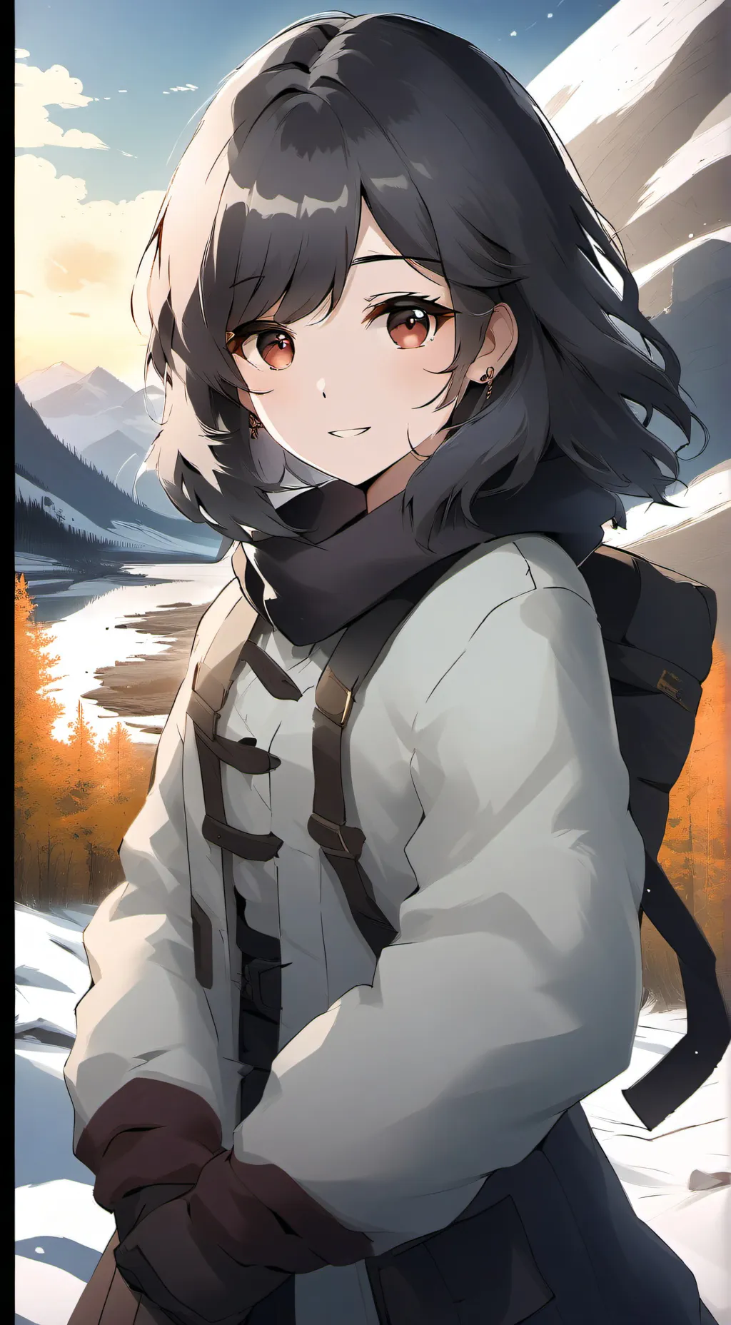 ai character: Stefanie  background