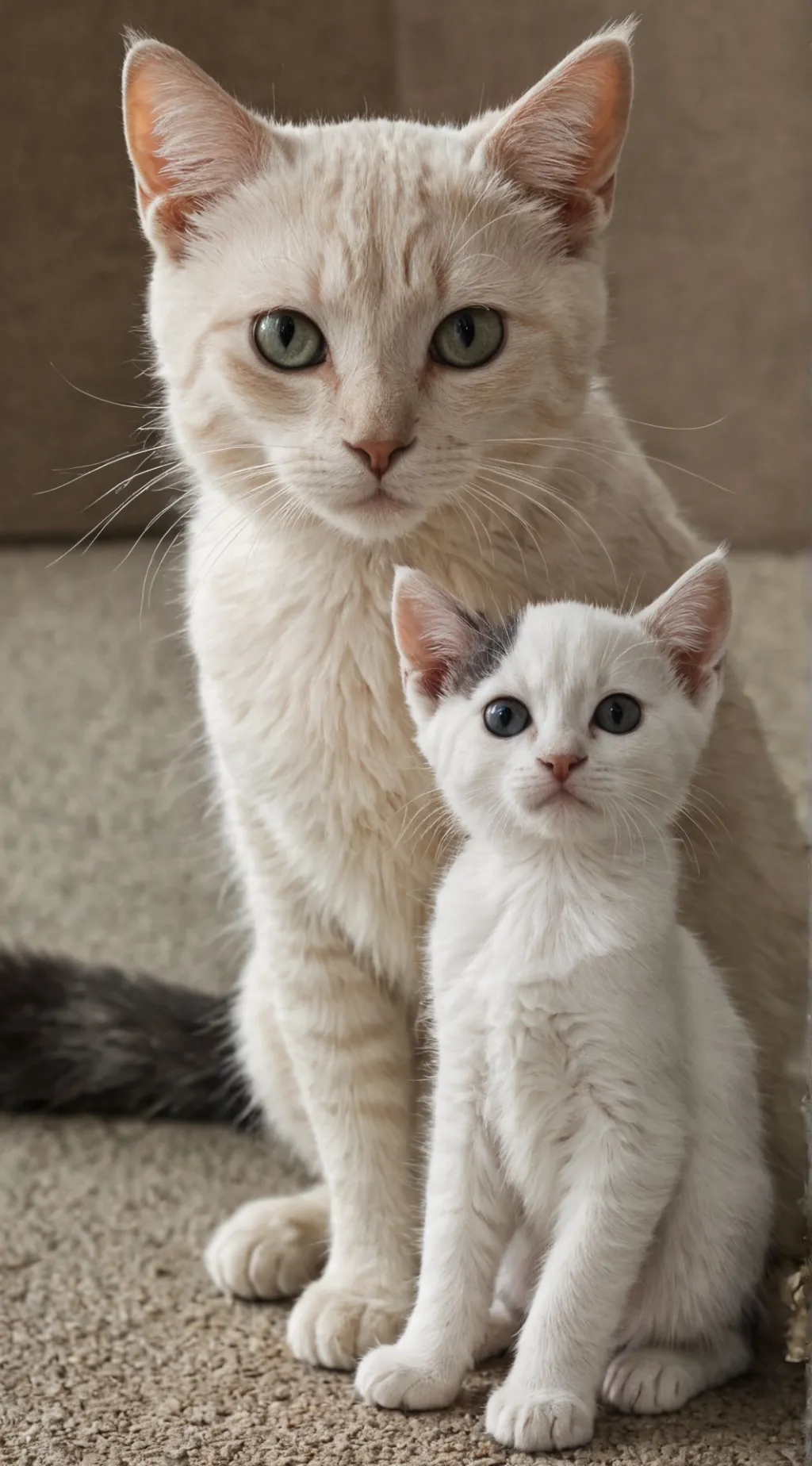ai character: mom cat background
