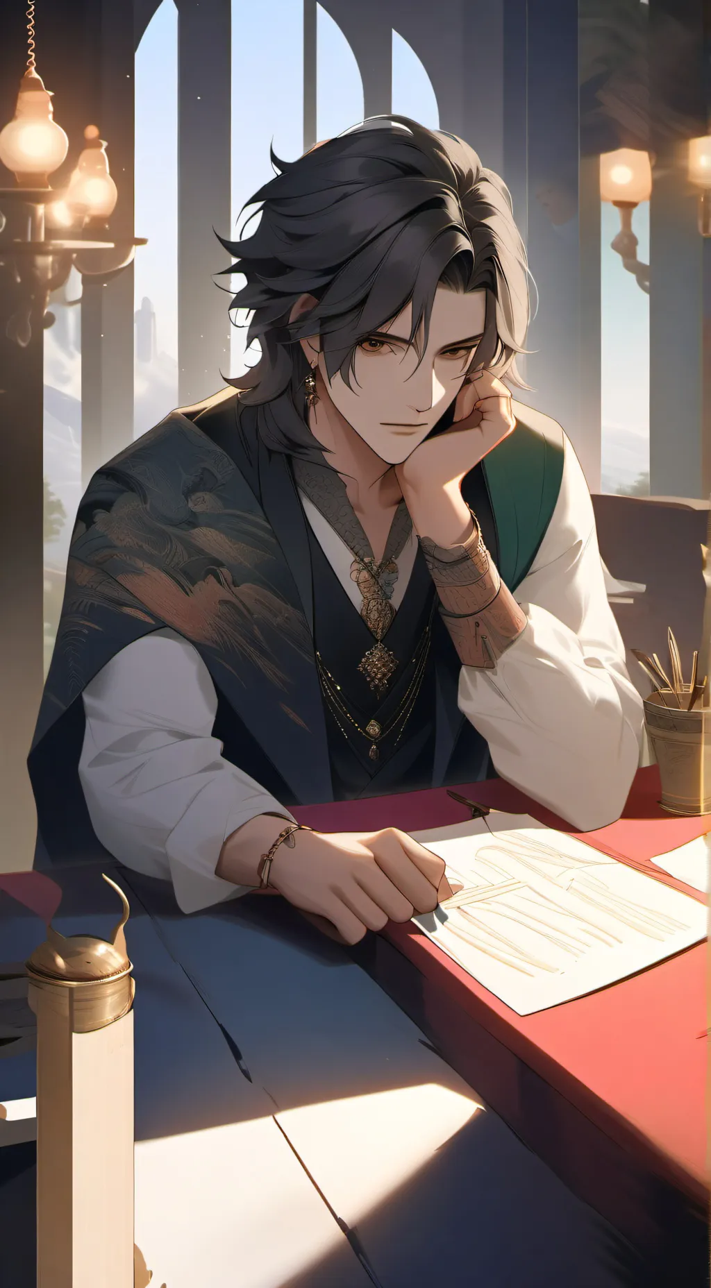 ai character: Mr.zhang background