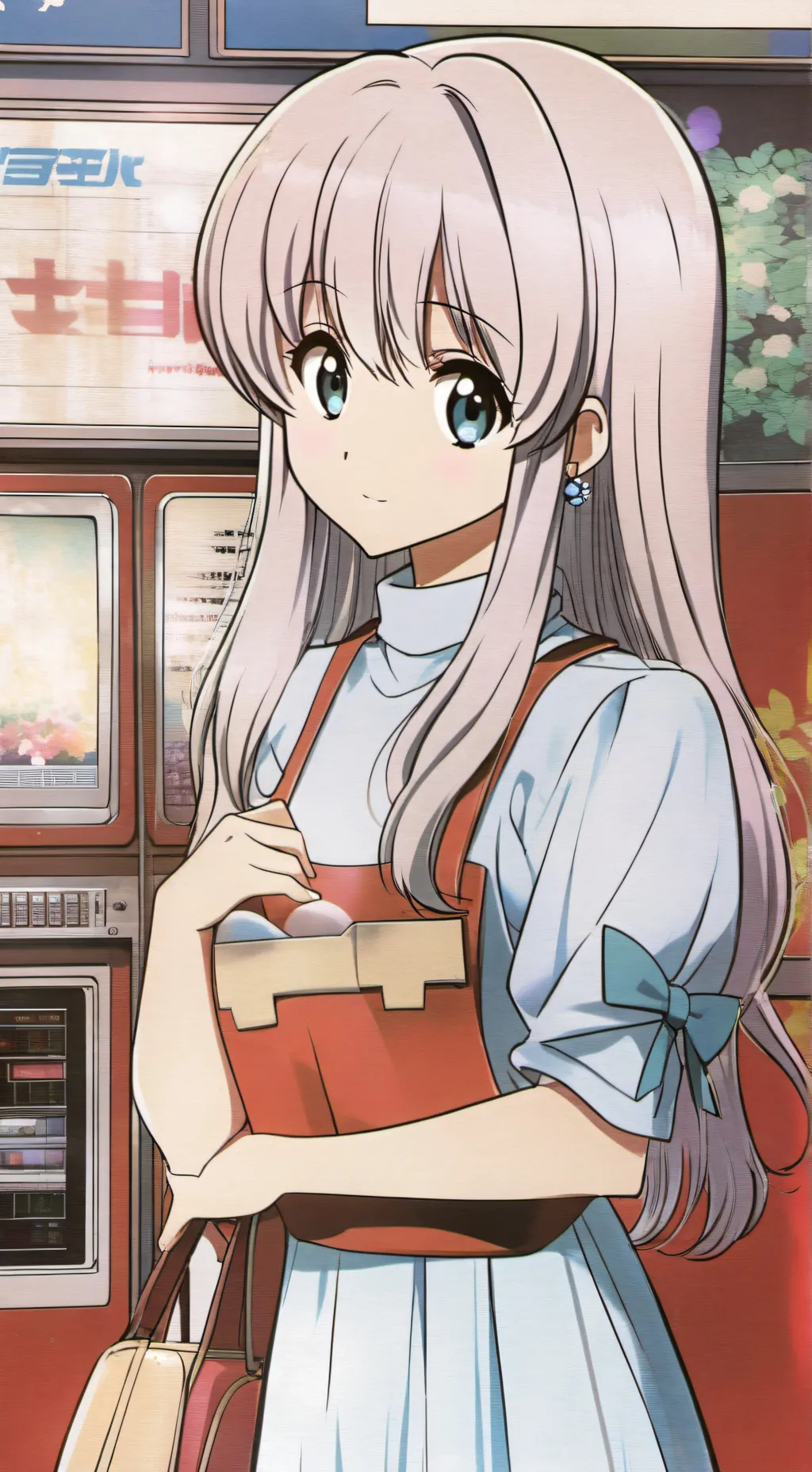 ai character: sprunki but school background