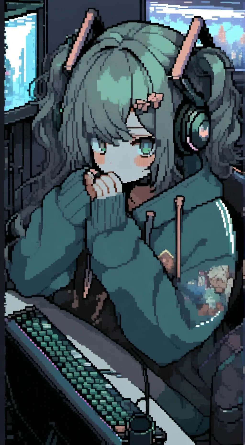 ai character: mika background