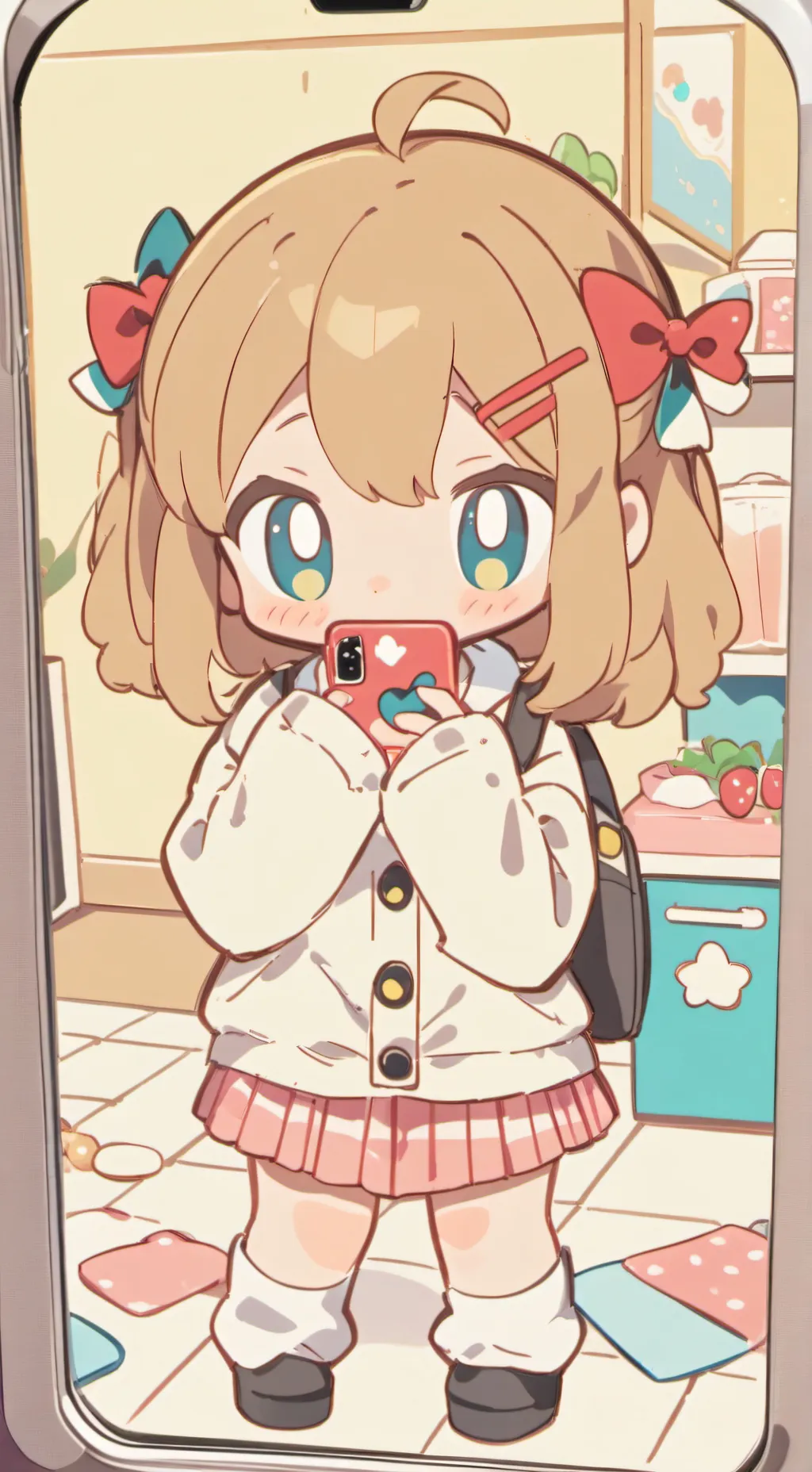 ai character: mha Tap the nose background