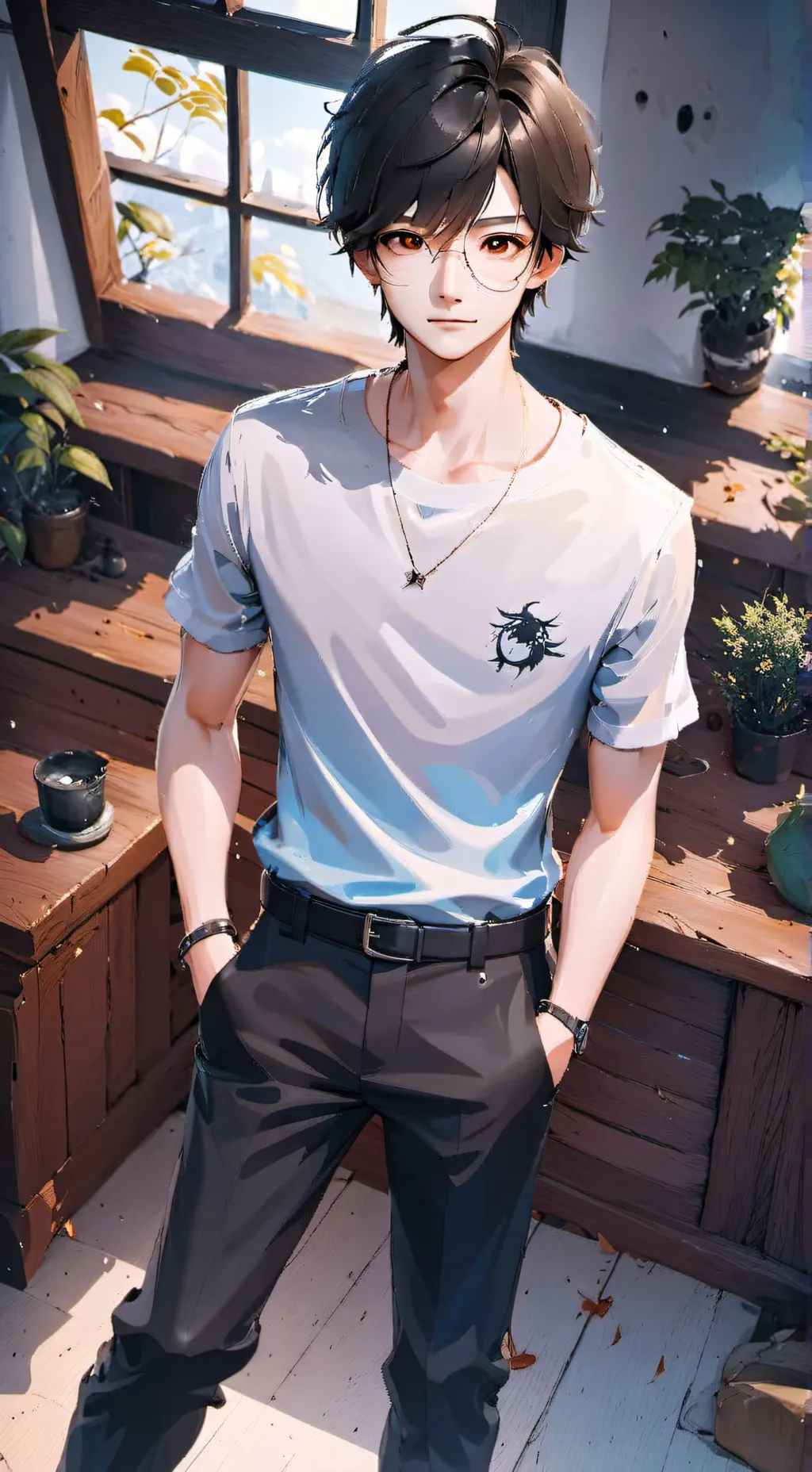 ai character: Miyaki background