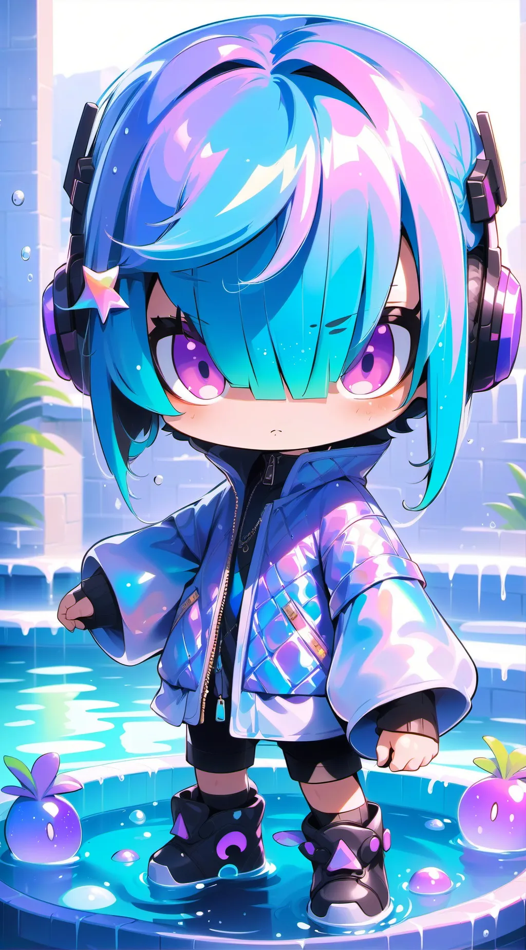 ai character: ~party pool~  background