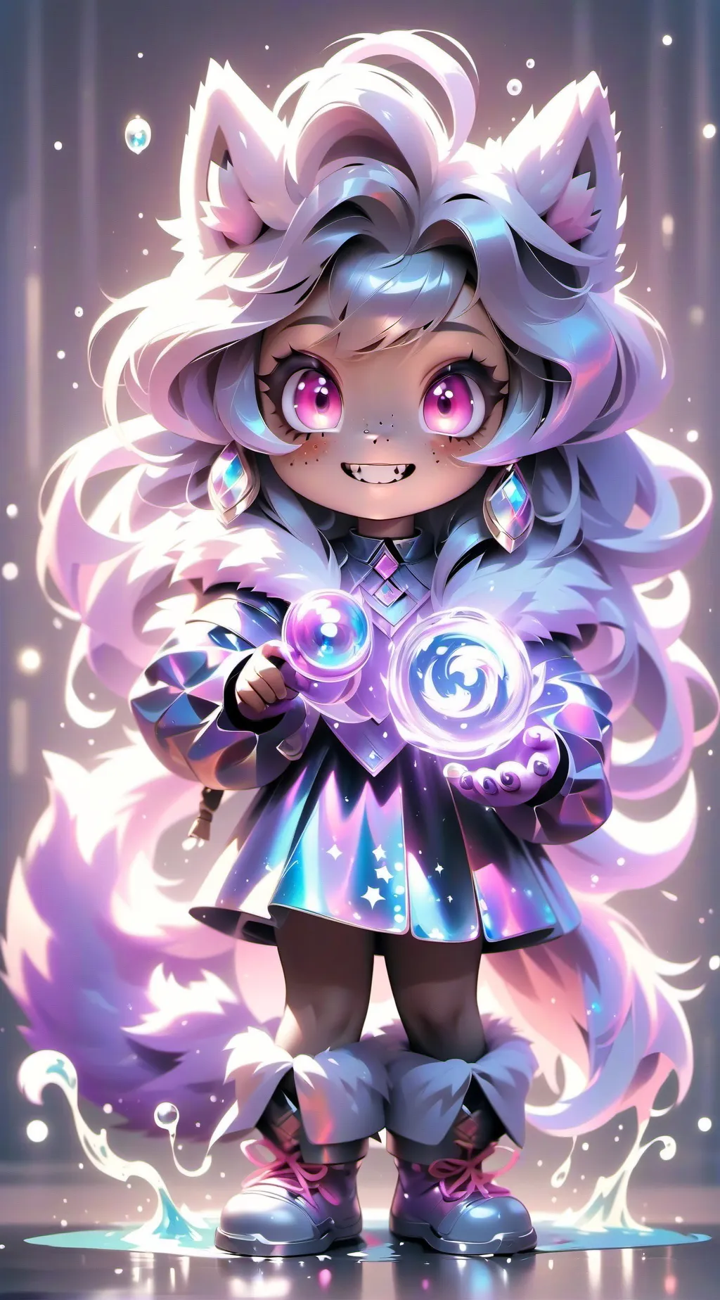 ai character: werewolf  background