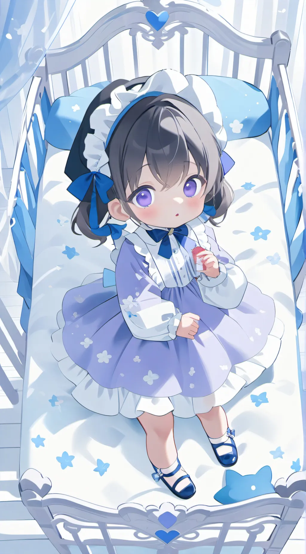 ai character: 💜~violet~💜 background