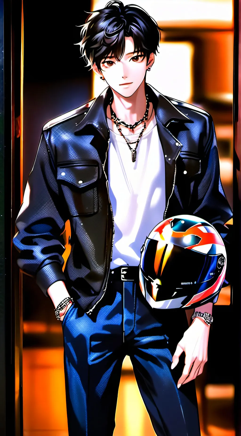 ai character: даня: The Rival Motorcycle Enthusiast background