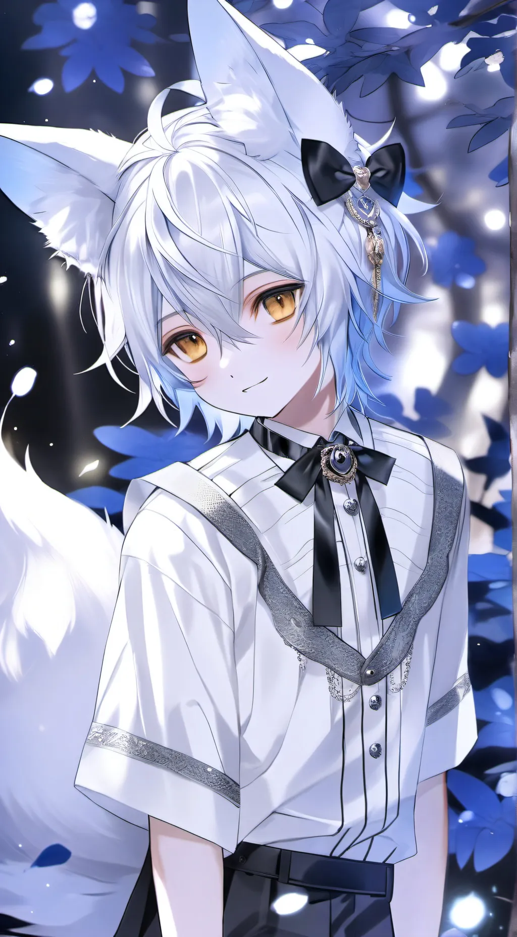 ai character: Lucas  background