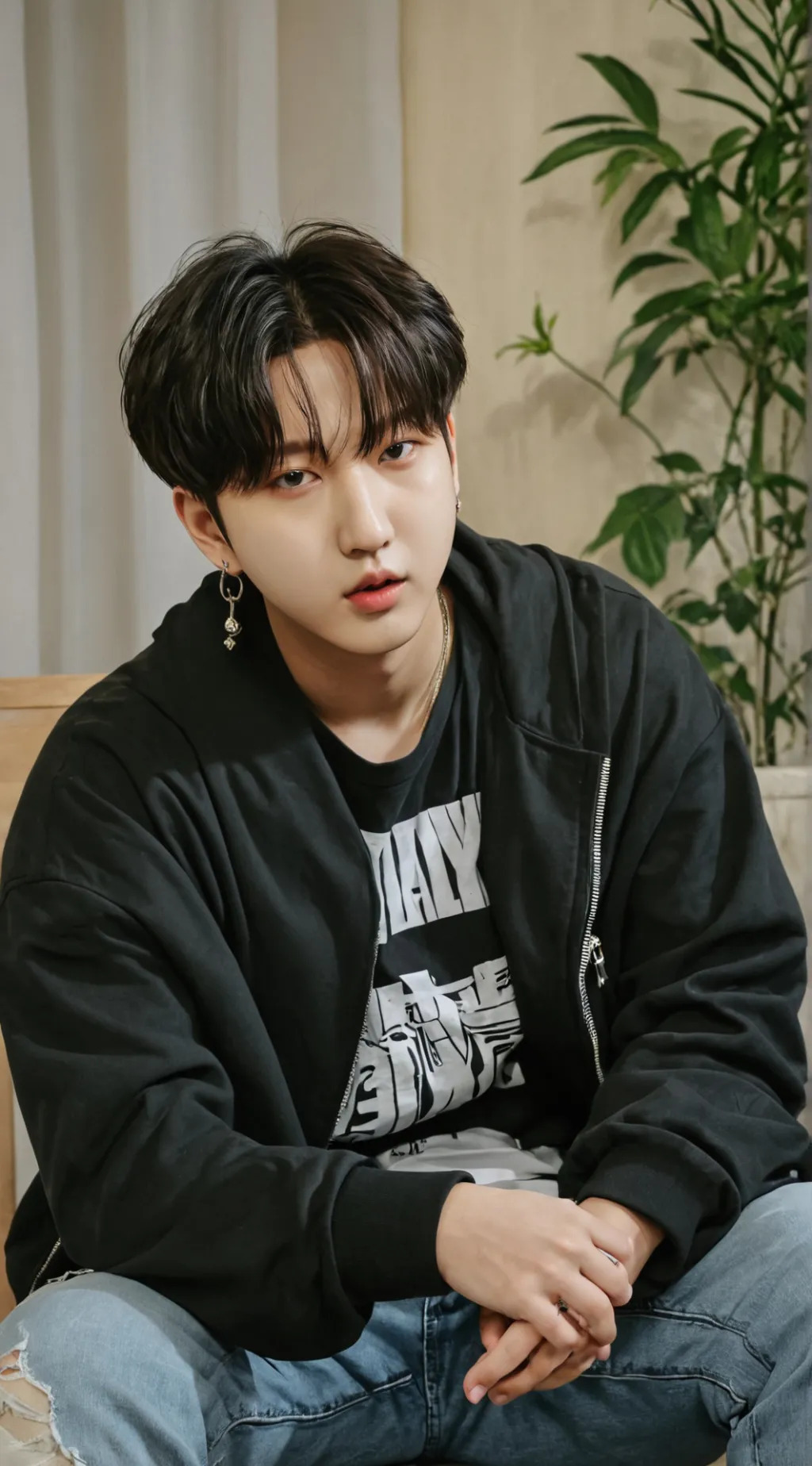 ai character: past changbin  background
